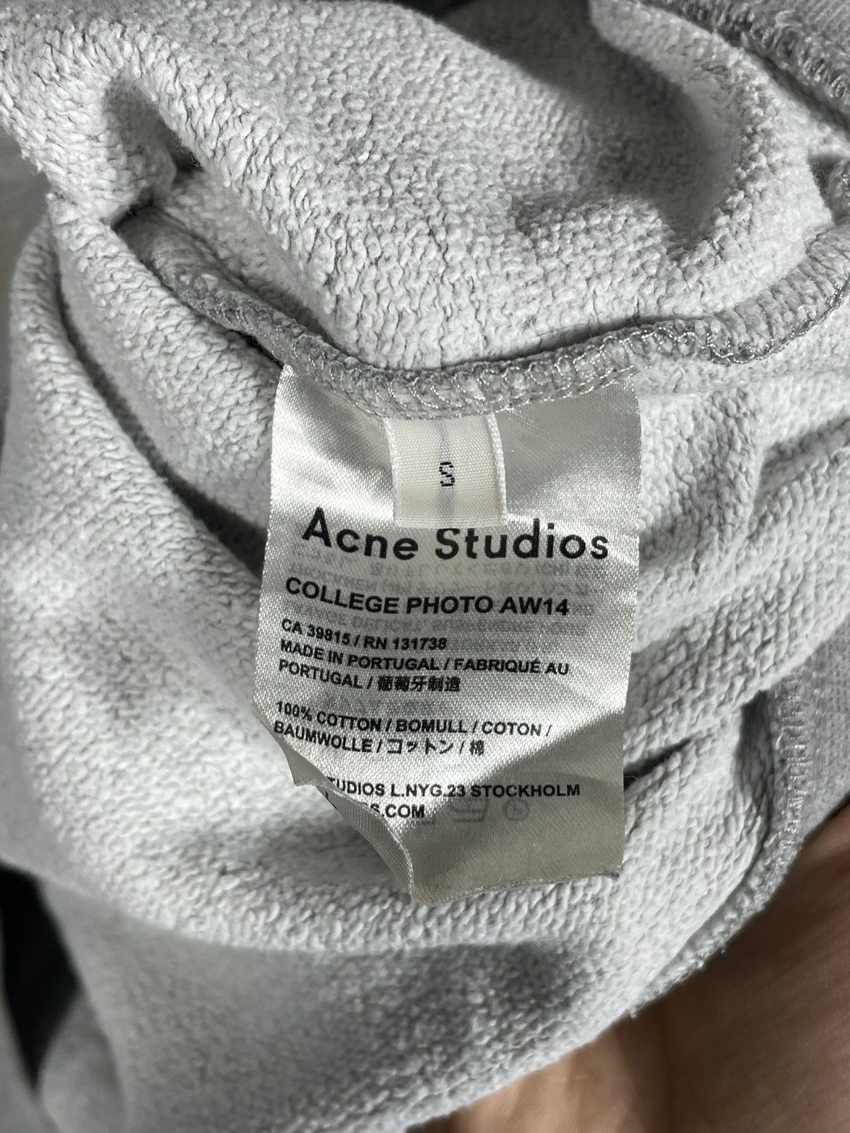Acne Studios × Designer Acne Studios Baggy Oversize Crewneck Luxury Designer Premium Size US S / EU 44-46 / 1 - 7 Thumbnail