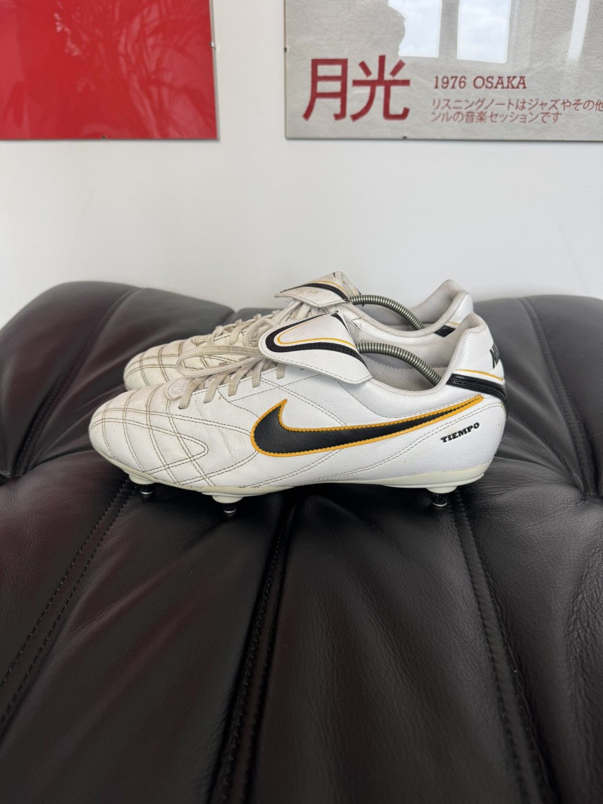 Nike × Vintage Nike Tiempo Pro Vintage Leather Soccer Football