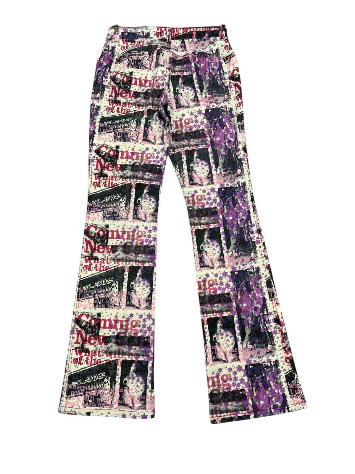 14th Addiction Algonouins Flared Fullprint Pants. S0272 Size US 26 / EU 42 - 2 Thumbnail