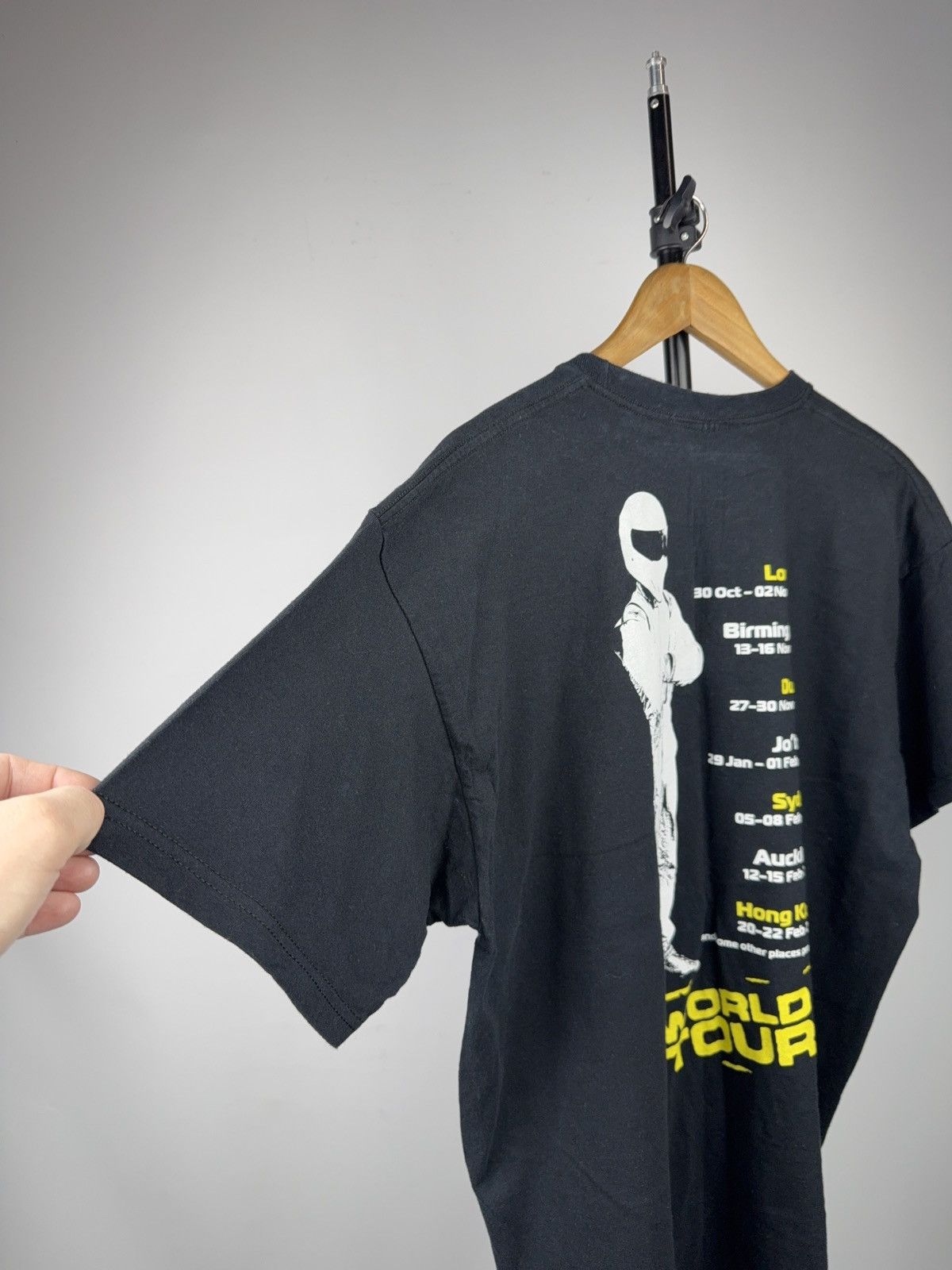 Vintage 00s Vintage 2008 Top Gear Live World Tour Graphic T-Shirt XL Size US XL / EU 56 / 4 - 13 Thumbnail