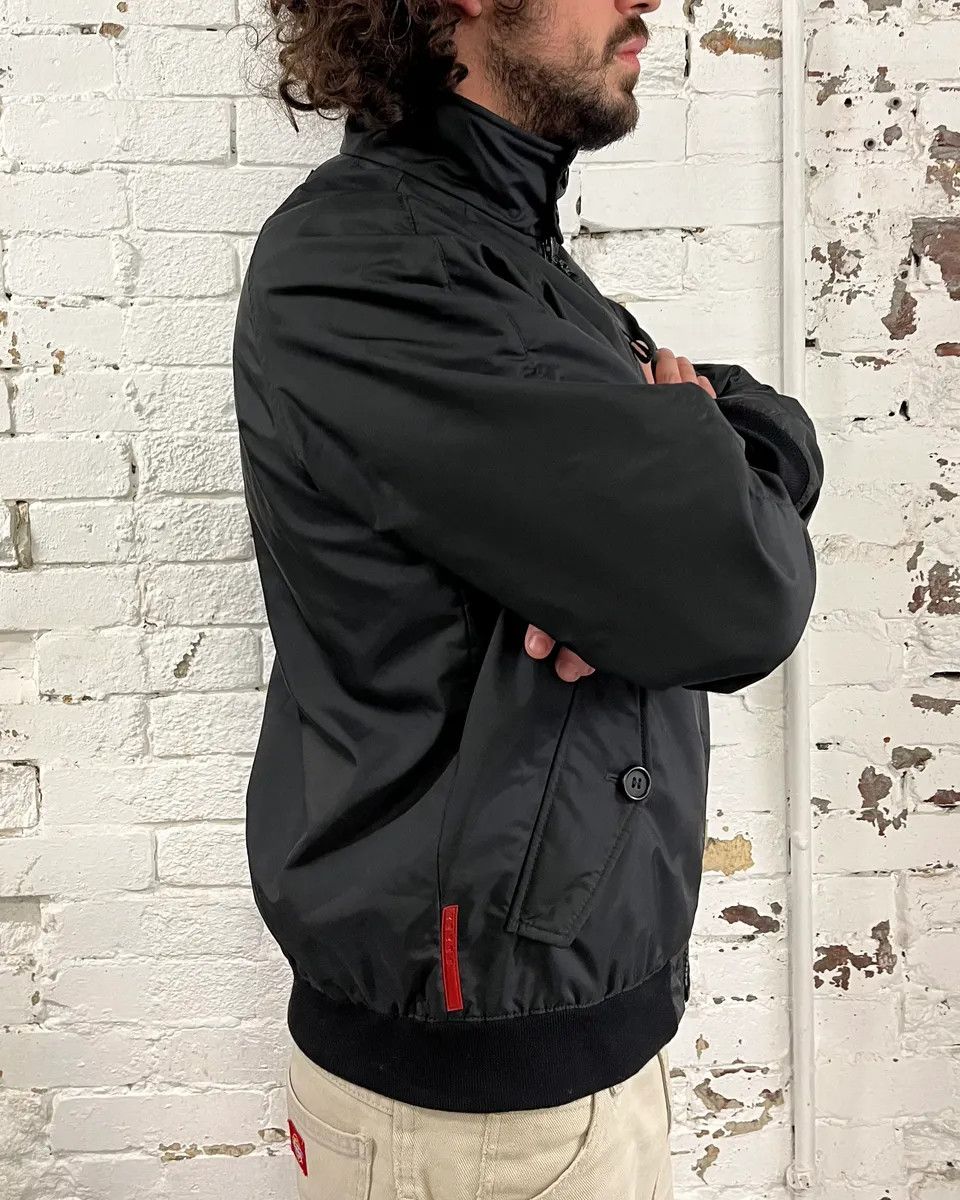 Prada AW2007 Prada Black Linea Rossa Light Nylon Bomber Jacket Size US M / EU 48-50 / 2 - 3 Thumbnail