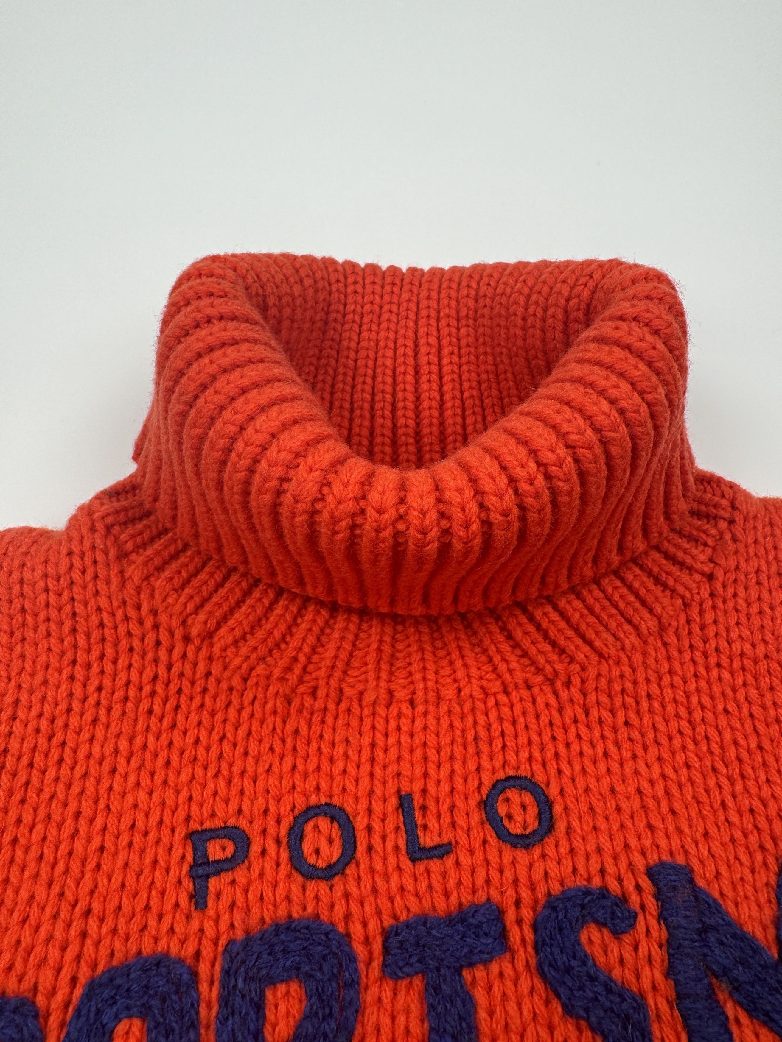 Polo Ralph Lauren RALPH LAUREN POLO SPORTSMAN WOLF HOWL TURTLENECK SWEATER Size US XXL / EU 58 / 5 - 4 Thumbnail