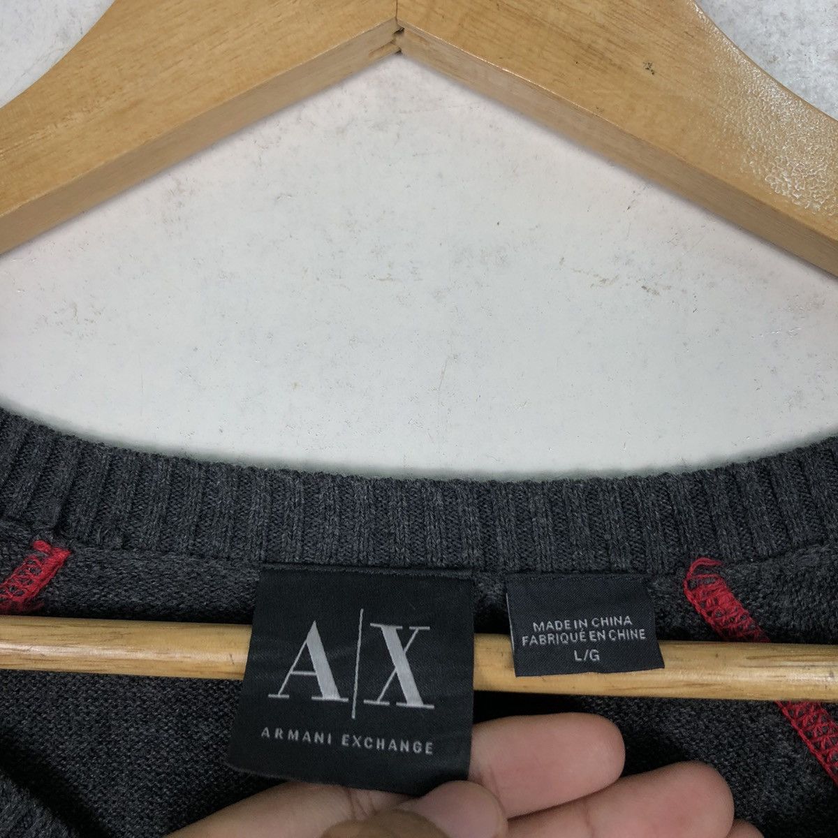 Armani Exchange × Japanese Brand Armani Exchange Sweatshirt Jumper Fleece Rare XL Size US M / EU 48-50 / 2 - 11 Thumbnail