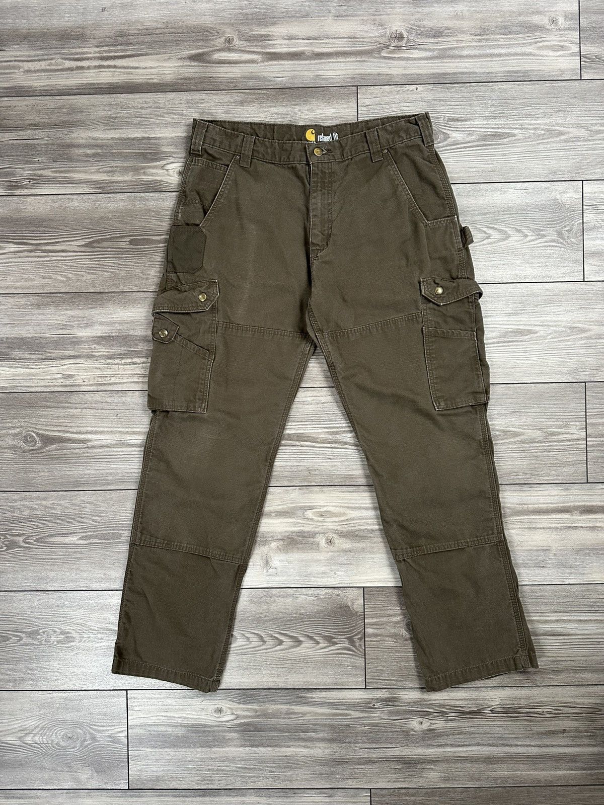 Carhartt × Vintage Carhartt Double Knee Cargo Pants Size US 36 / EU 52 - 1 Thumbnail