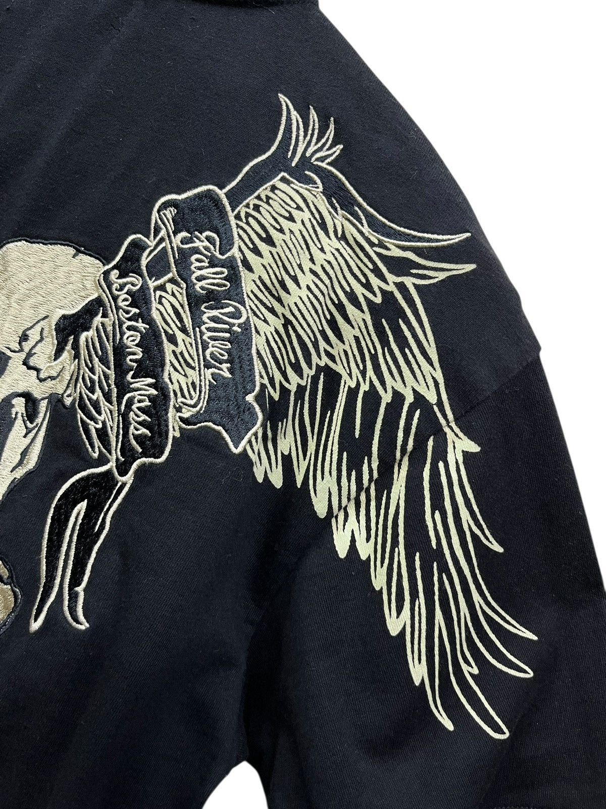 Vanson Leathers Vanson Double Skull Wings Crossbone Punk Biker Polo Size US S / EU 44-46 / 1 - 8 Thumbnail