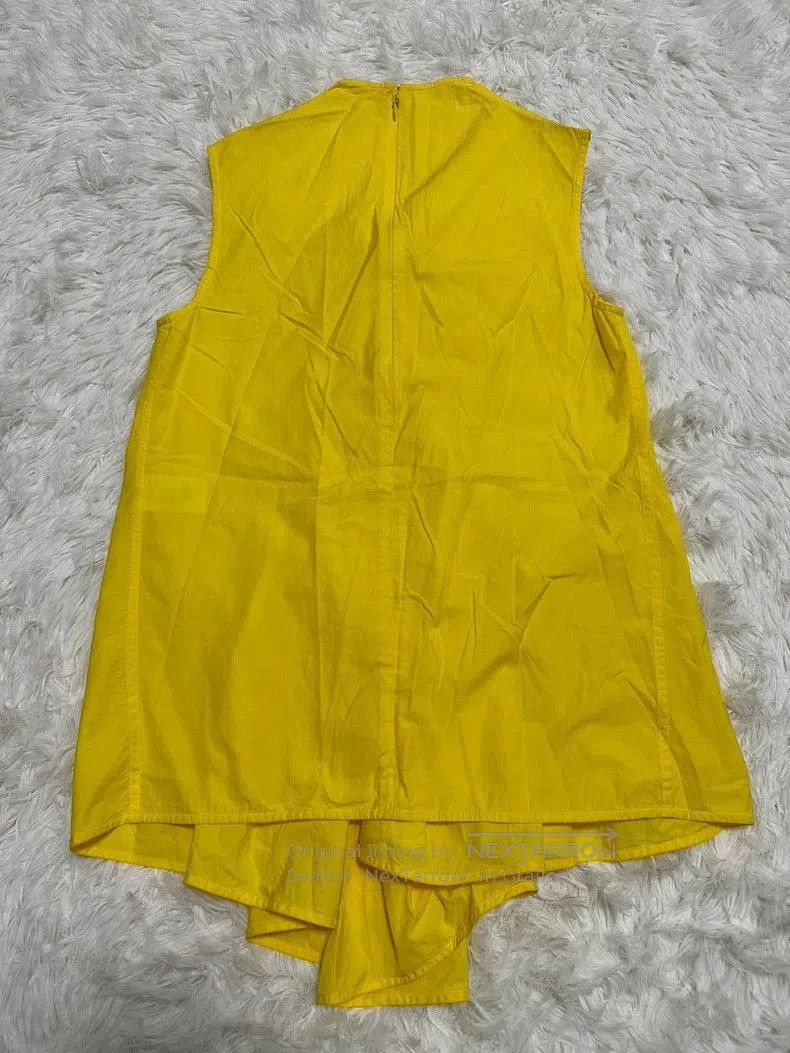 Celine Celine Yellow Sleeveless Blouse Top. Size US XS / EU 42 / 0 - 2 Thumbnail