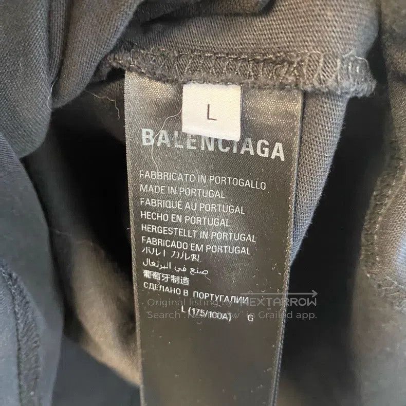Balenciaga Balenciaga Reversed Print Letter Short Sleeve Size US L / EU 52-54 / 3 - 4 Thumbnail