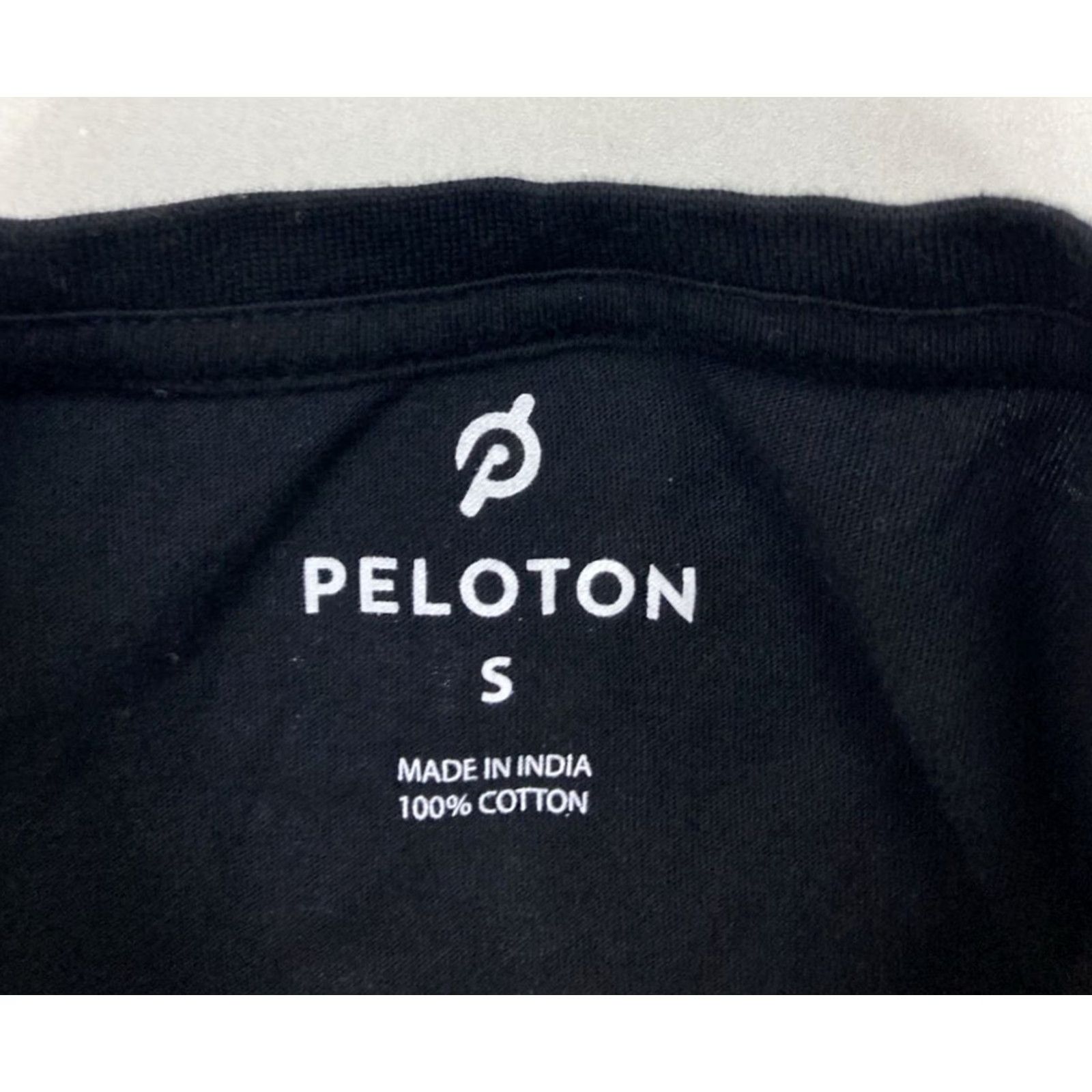 Vintage Peloton T-Shirt Women Small Black Short Sleeve Crew Neck Pullover Casual Workwear All Seasons Size S / US 4 / IT 40 - 4 Thumbnail