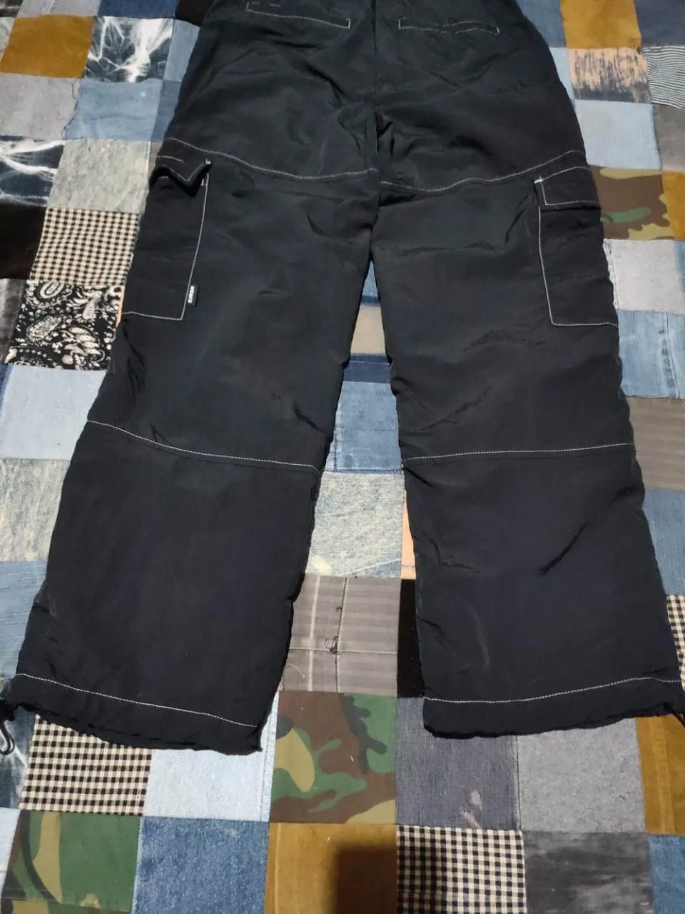Other Kirsh Korean Brand Cargo Contrast Stitch Pants Size US 28 / EU 44 - 7 Thumbnail
