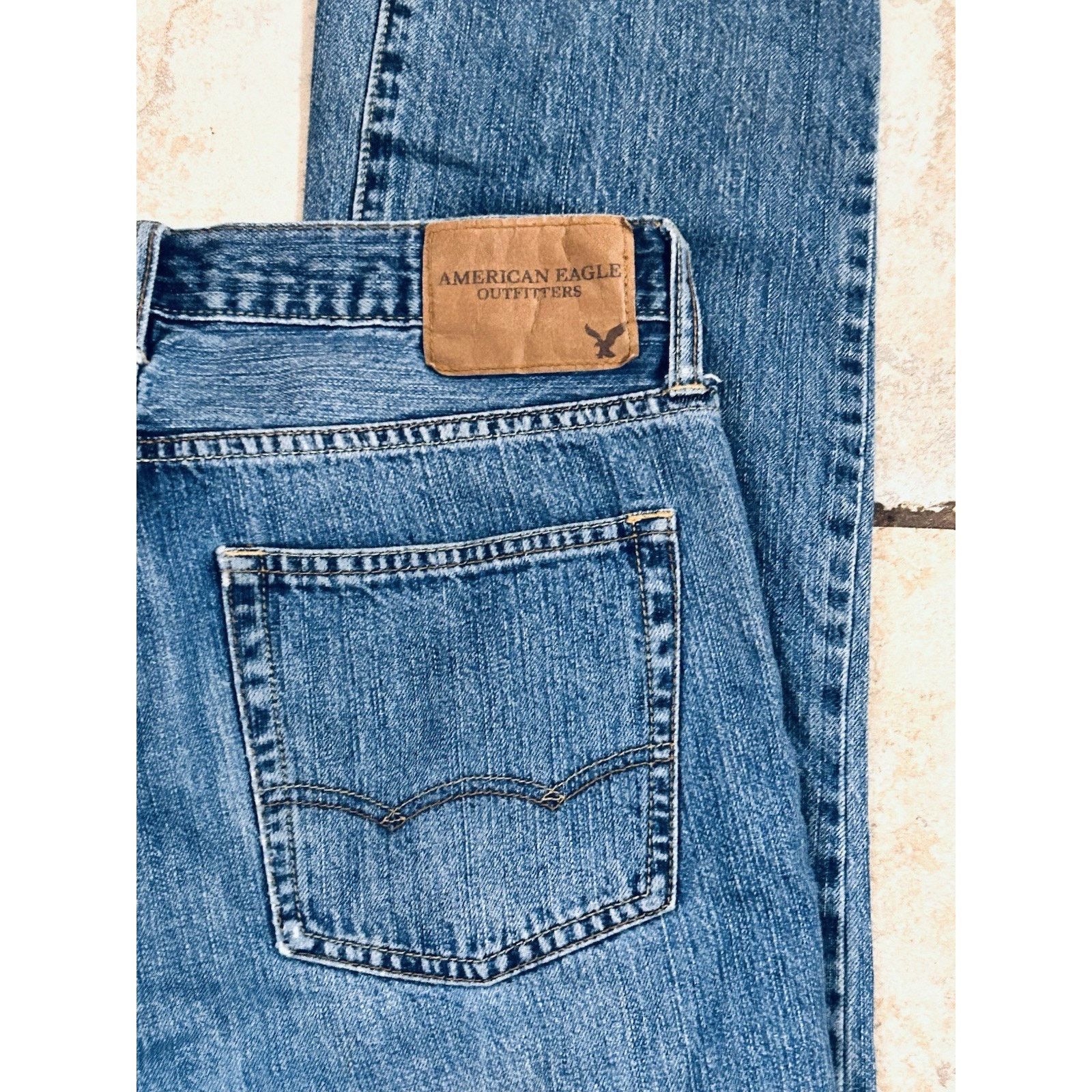 American Eagle Outfitters american eagle original straight men's jeans 30x32 Size US 30 / EU 46 - 4 Thumbnail