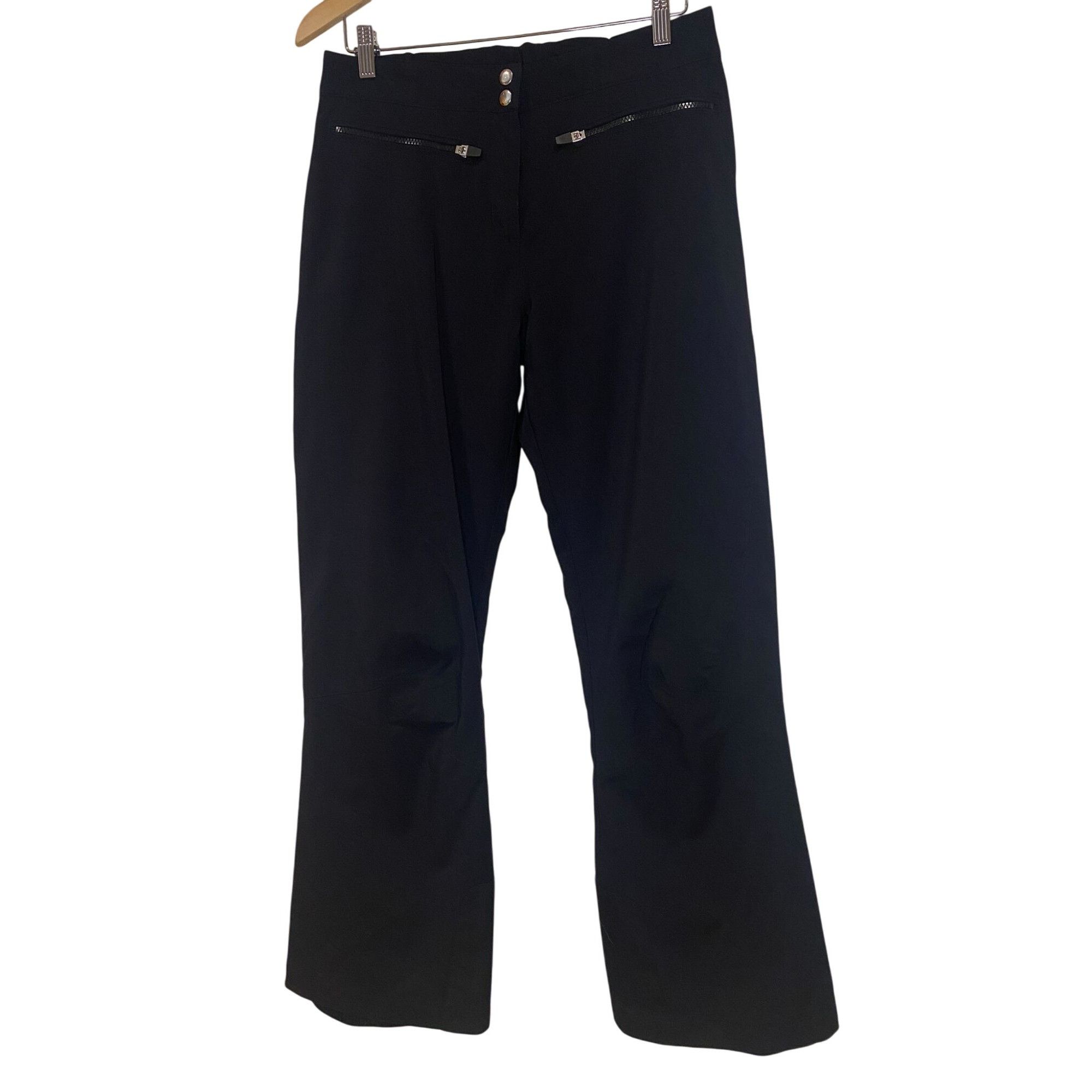 Obermeyer Obermeyer Black Ski Pants Women’s 10 Winter Snow Snowboardin Size 32" / US 10 / IT 46 - 1 Thumbnail