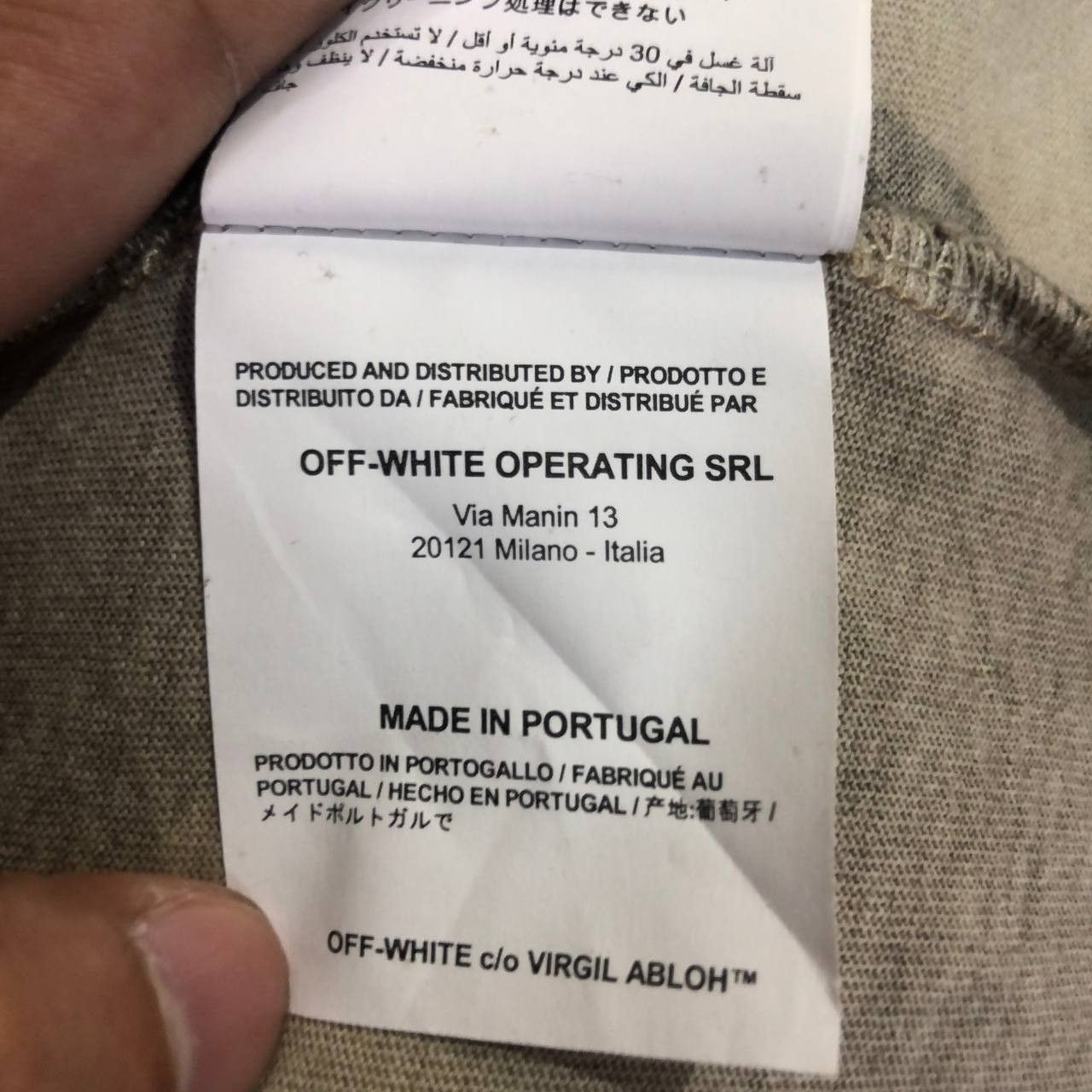 Off-White Off-White Camouflage Spell out embroidered Tee Size US XL / EU 56 / 4 - 9 Thumbnail