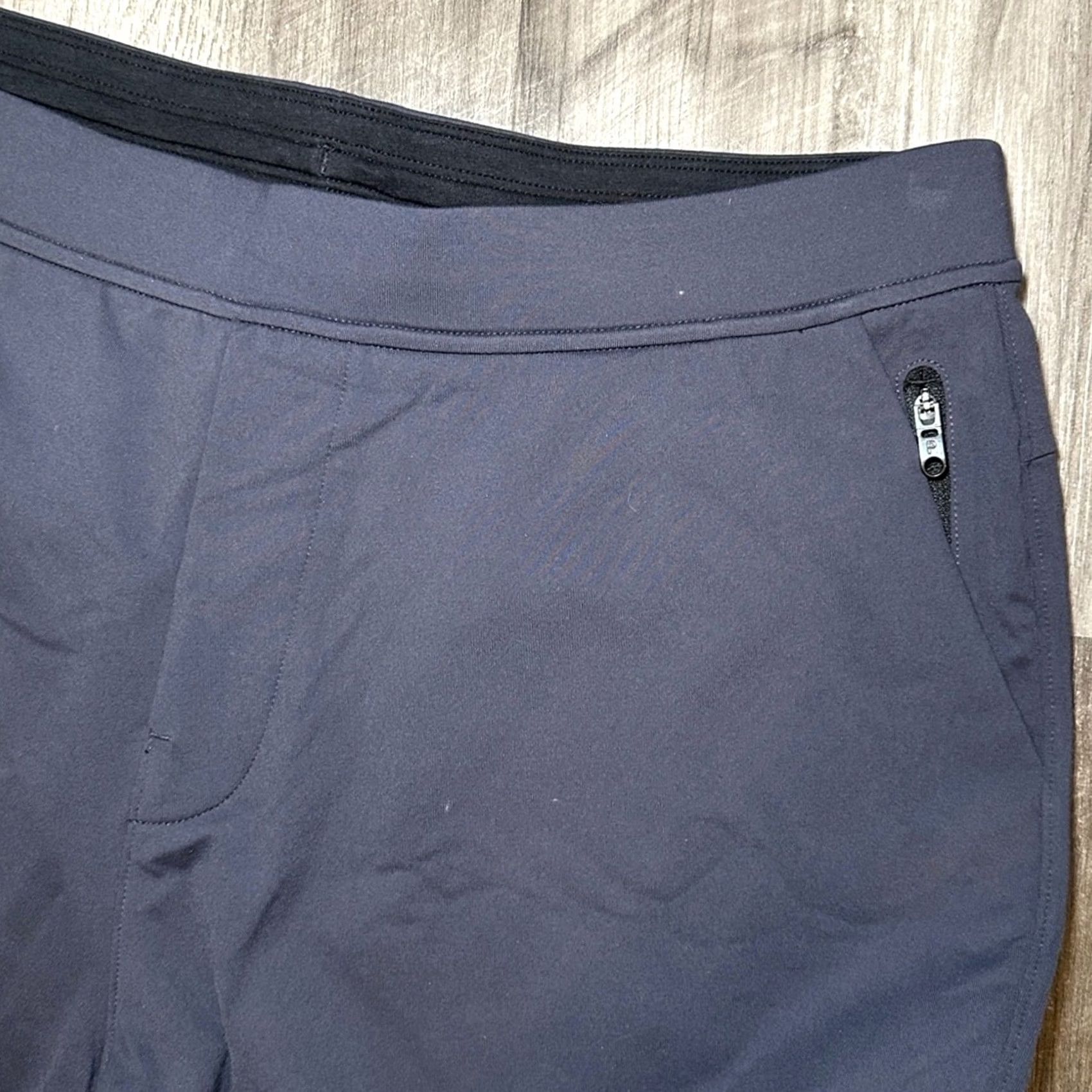 Vintage Public Rec Jogger Pants - Charcoal Gray, Men 38 Regular, Nylon Spandex Lounge, Performance, 38x30 Size US 38 / EU 54 - 6 Thumbnail