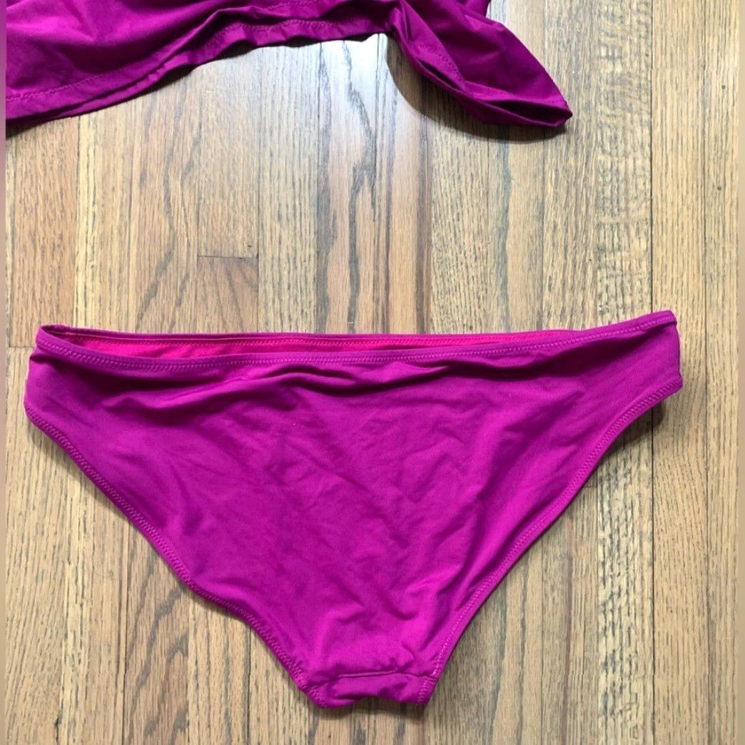Athleta Athleta Swimsuit Set Tankini Top Bottoms 36B/C Medium Purple Women M Cover Up Size M / US 6-8 / IT 42-44 - 4 Thumbnail
