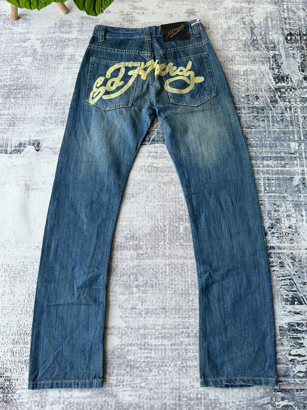 Ed Hardy Ed Hardy Rhinestone Tiger Jeans Size US 27 - 1 Thumbnail