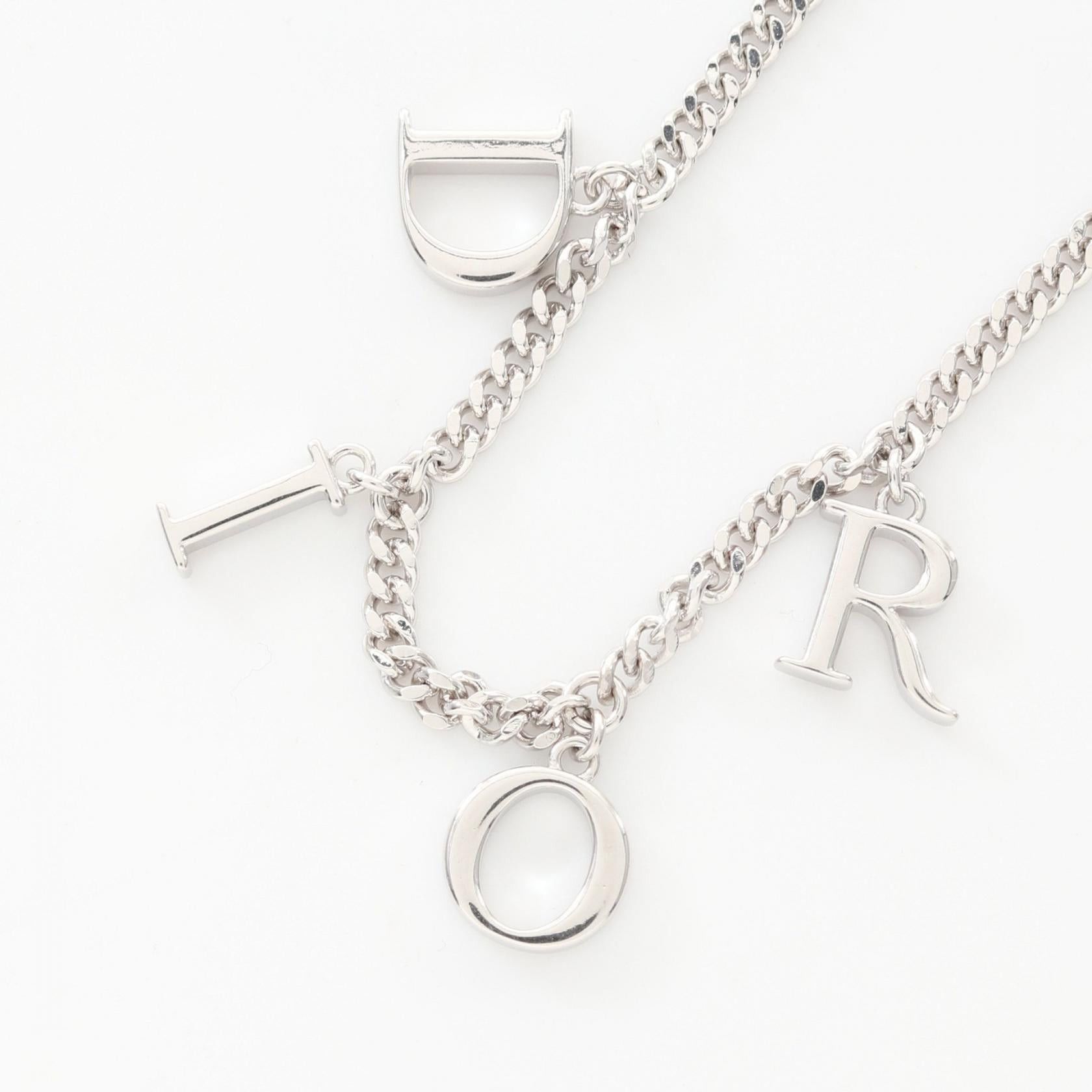 Dior Dior Necklace Stainless Steel Silver Size ONE SIZE - 1 Thumbnail