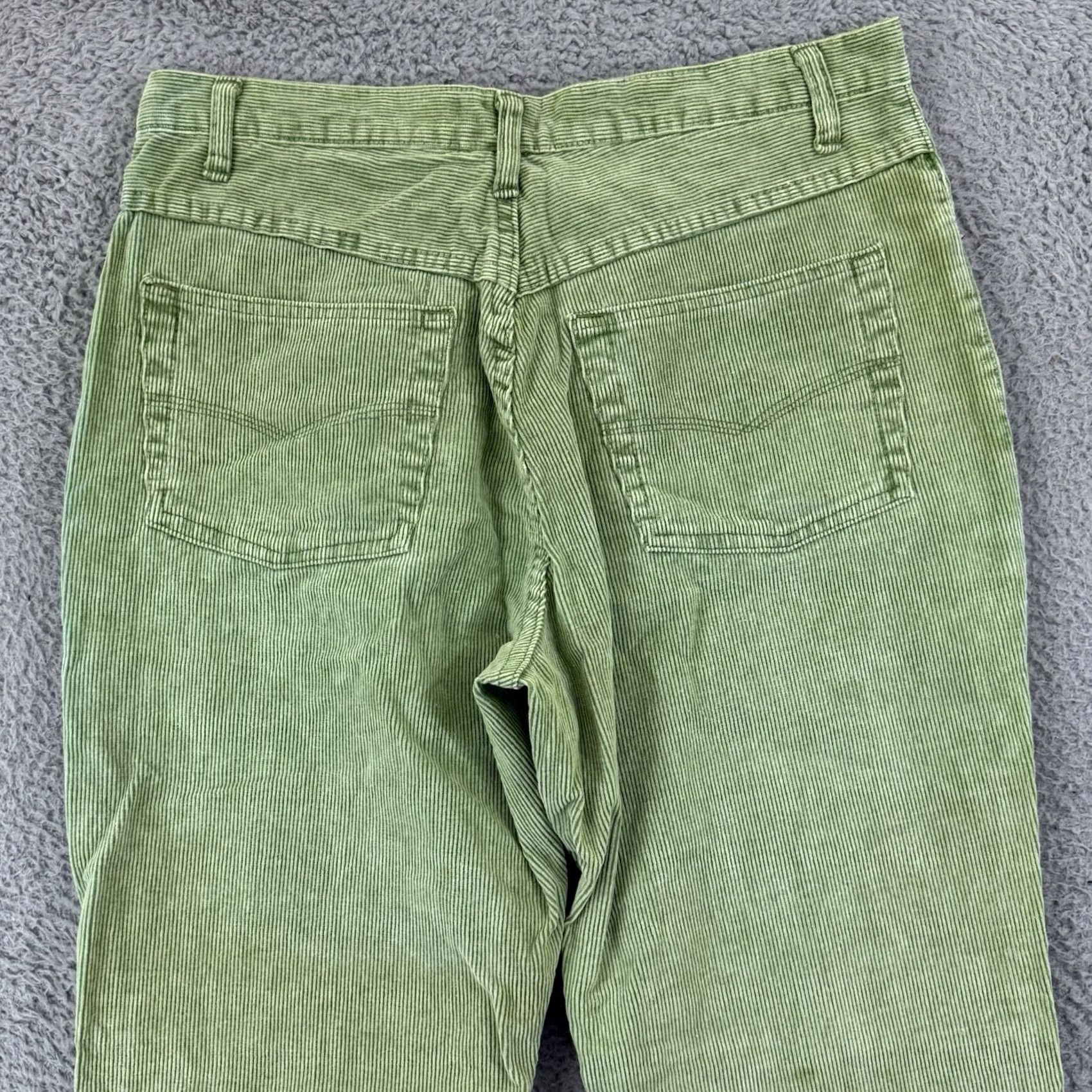 Express NWT Vintage Express Workwear Womens Pants 13/14 Green Corduroy 90s Chino Size 36" / US 14 / IT 50 - 7 Thumbnail