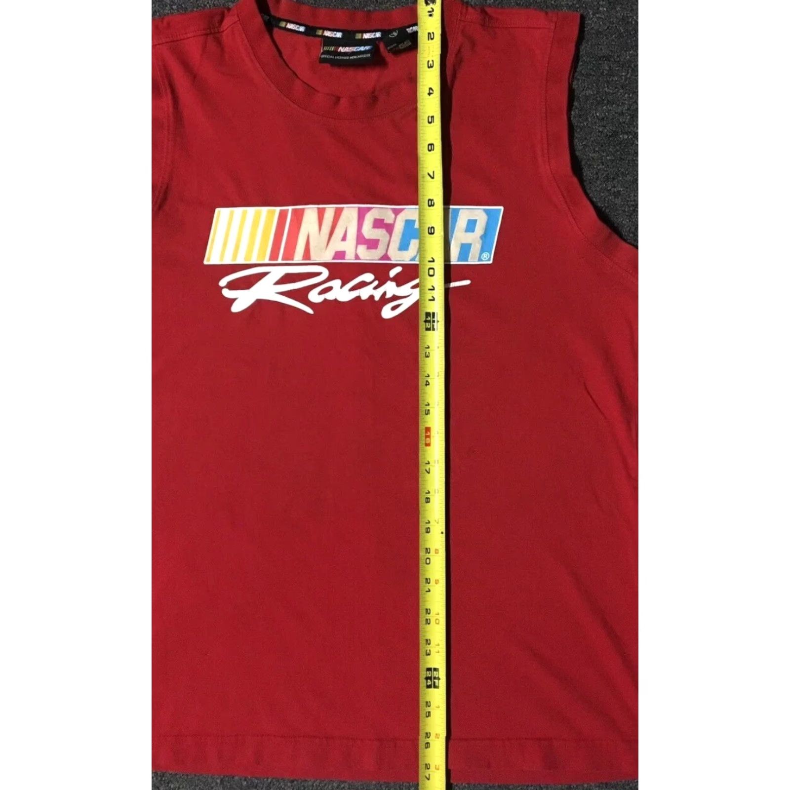 NASCAR VINTAGE NASCAR Racing Shirt Men Sleeveless Large Red USA Racing 90s Cars Beer Dale Earnhardt Driving Size US L / EU 52-54 / 3 - 8 Thumbnail