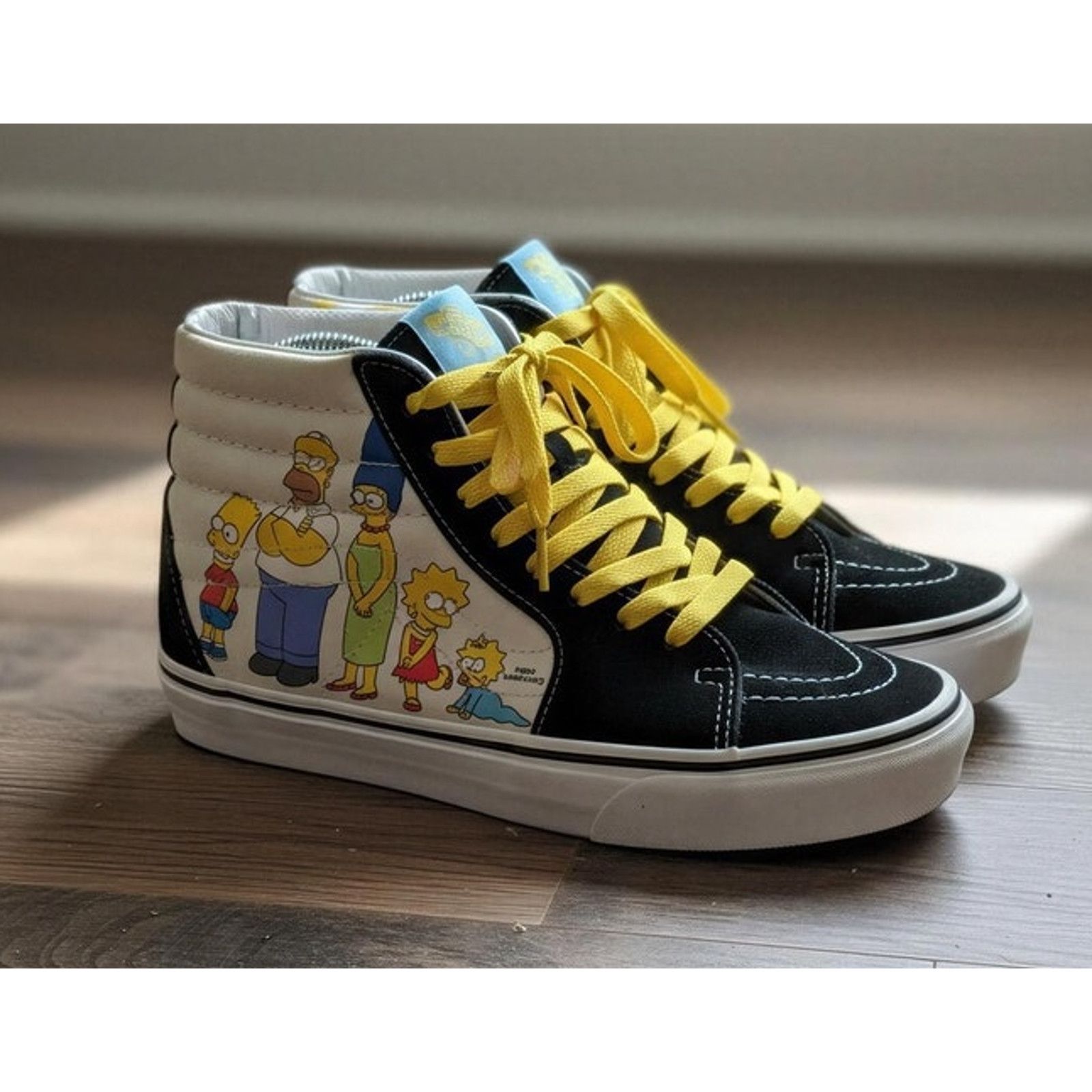 Vans Vans x The Simpsons Sk8-Hi High Top Sneakers Multicolor Size US 5.5 / IT 35.5 - 1 Thumbnail