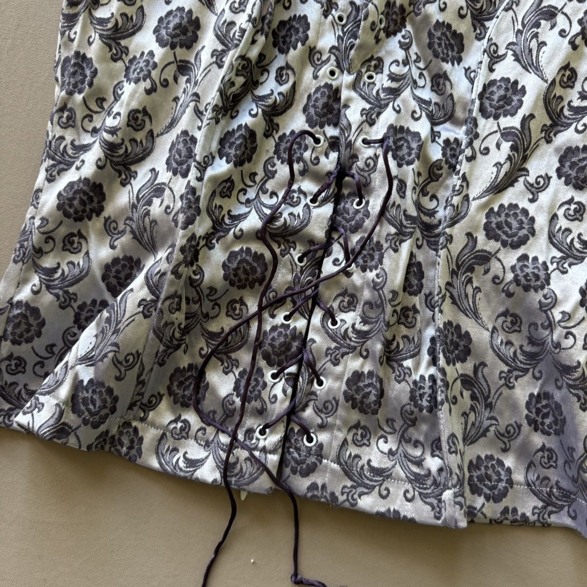 Other Vintage Brocade Corset top Size XL / US 12-14 / IT 48-50 - 4 Thumbnail