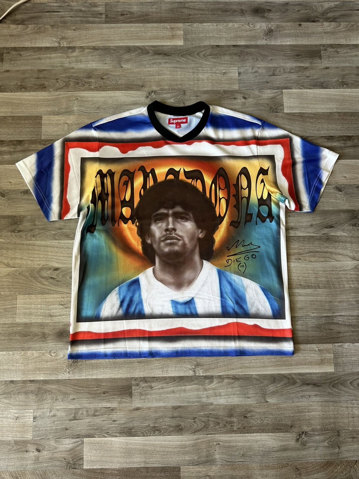 Supreme Maradona Soccer Jersey
