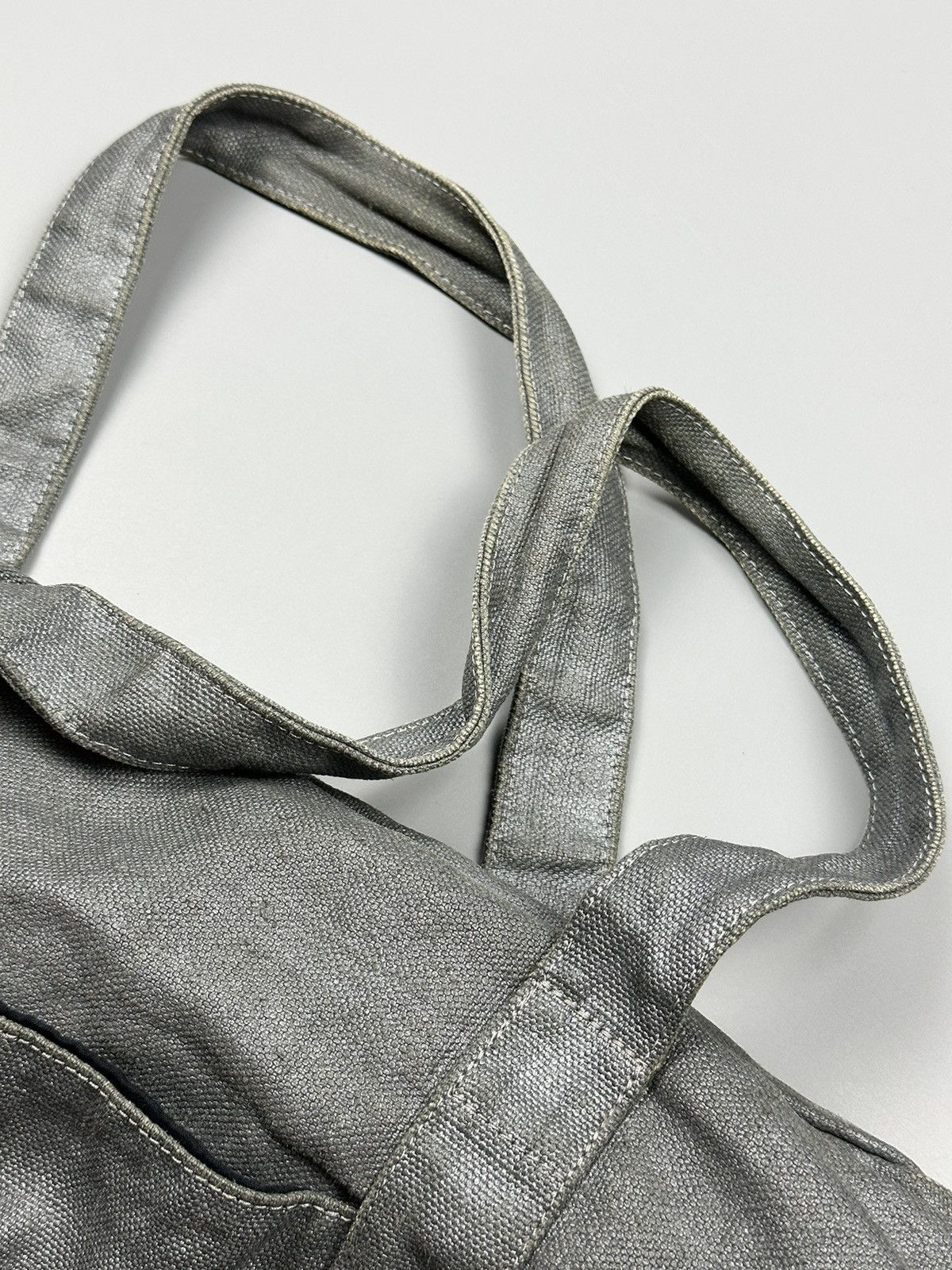 A.P.C. Rare Vintage APC Waxed Linen Tote Bags Size ONE SIZE - 7 Thumbnail