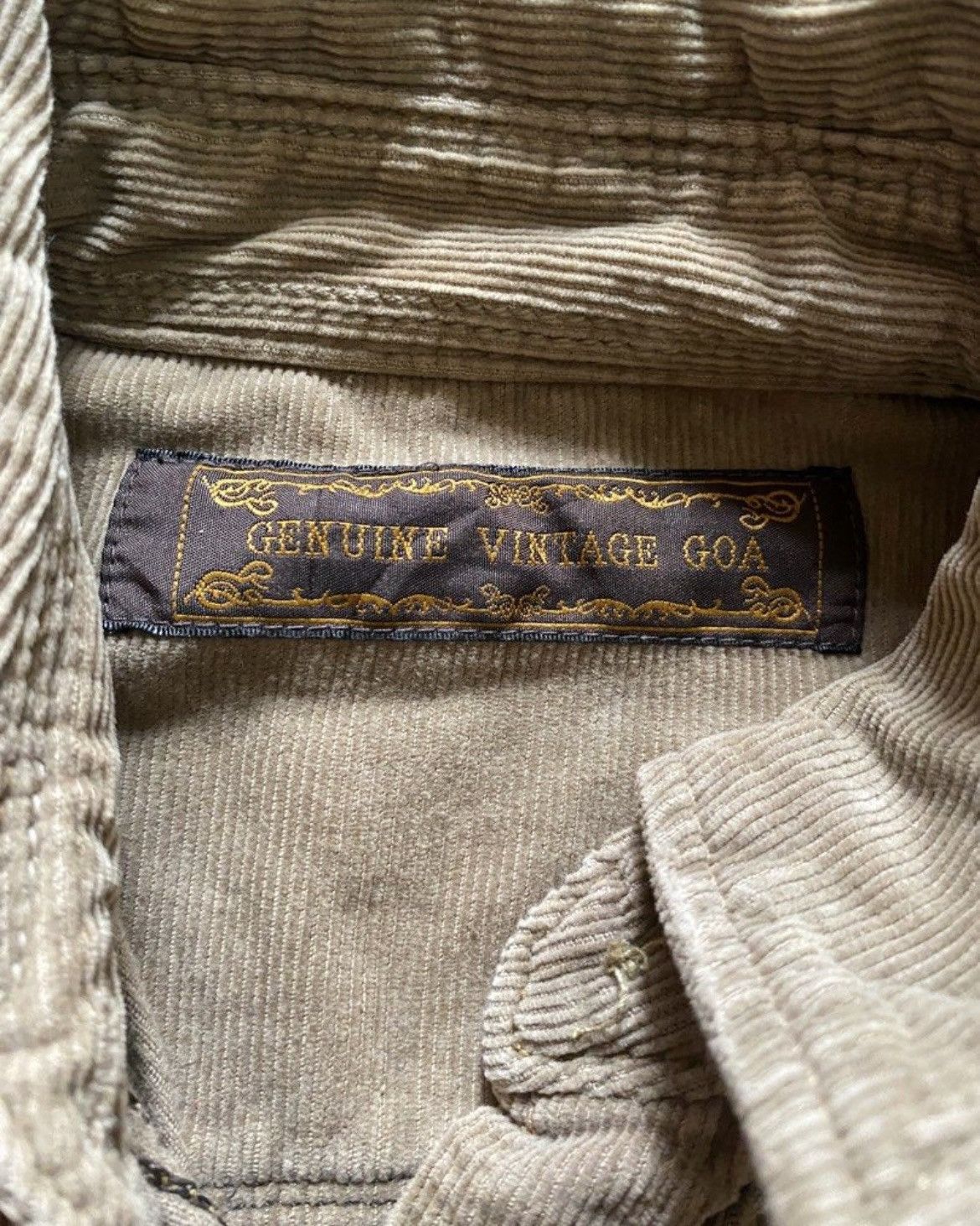 GOA 2000s GOA - Distressed Corduroy Western Shirt Size US M / EU 48-50 / 2 - 4 Thumbnail