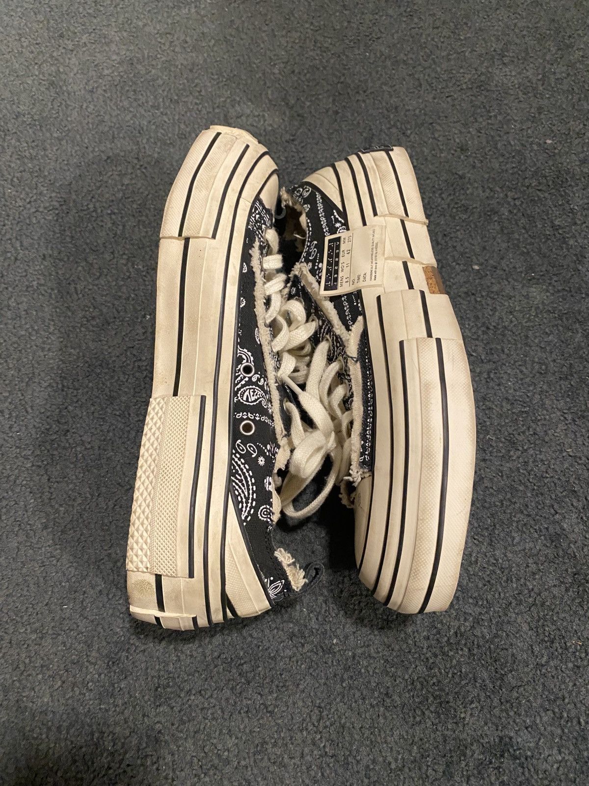 Designer × xVESSEL XVESSEL GOP PAISLEY PRINT SNEAKERS Size US 8.5 / EU 41-42 - 6 Thumbnail