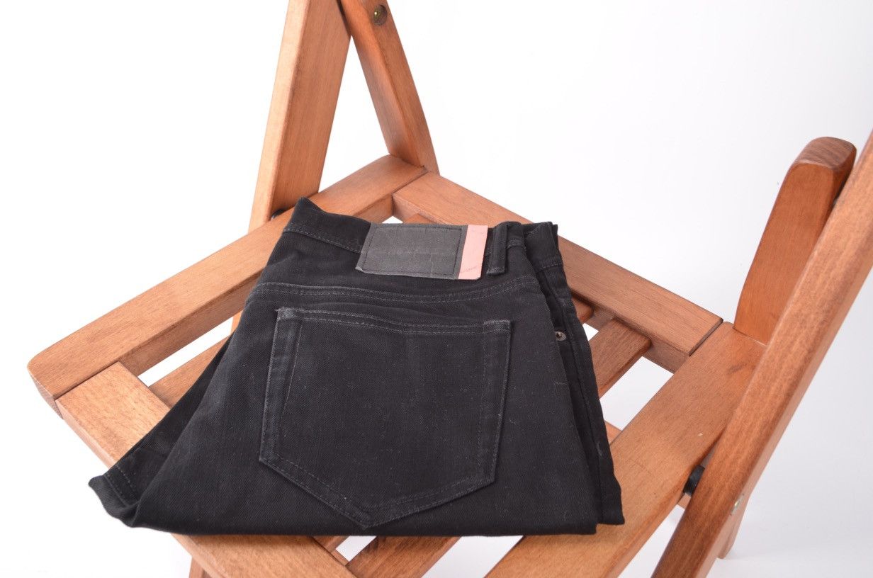 Acne Studios Acne Studios Bla Konst - RIVER STAY BLACK Cropped Denim Jean Size US 31 - 1 Thumbnail