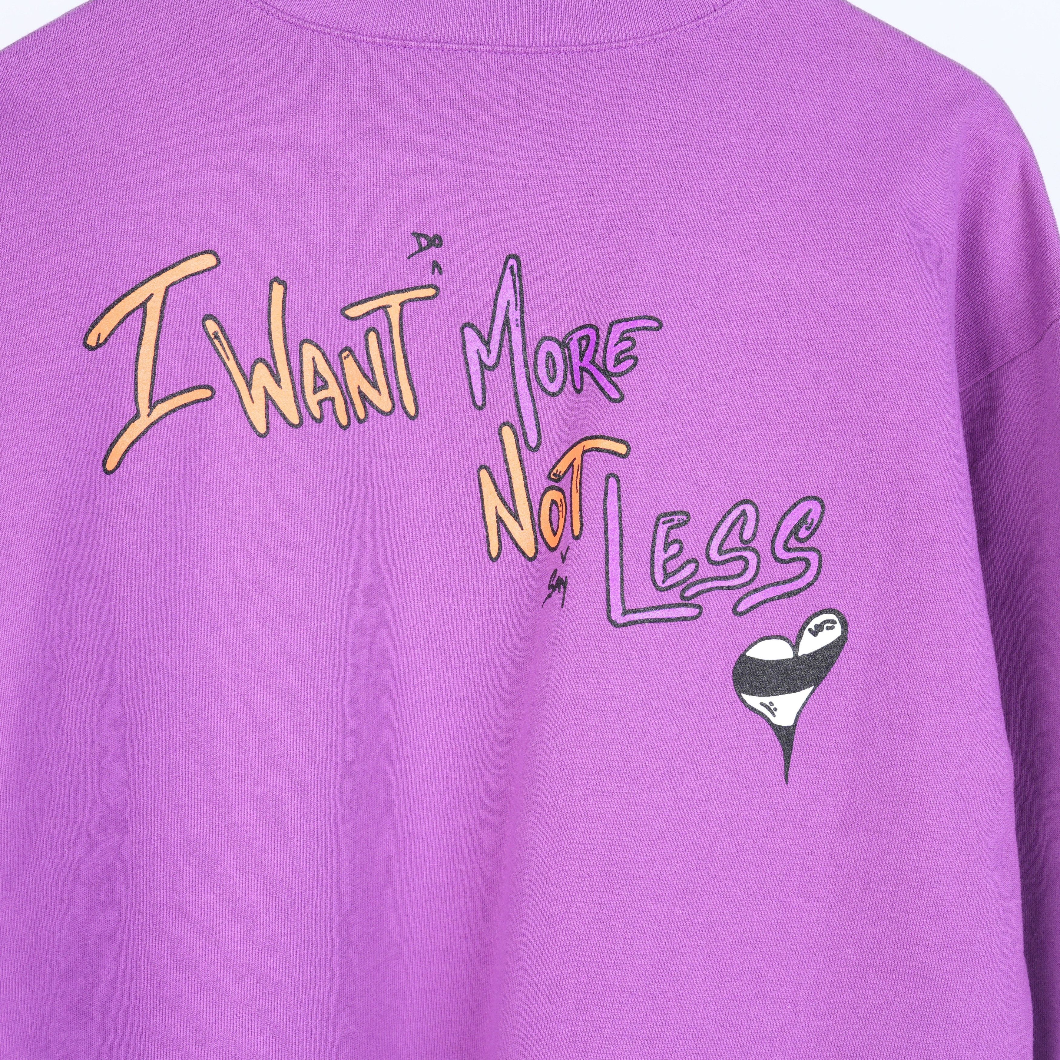 Chrome Hearts CHROME HEARTS MATTY BOY PURPLE 'I WANT MORE NOT LESS' CREWNE Size US M / EU 48-50 / 2 - 4 Thumbnail