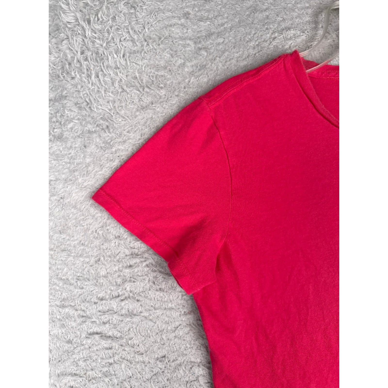 The North Face The North Face Shirt Women M Pink Short Sleeve Crew Neck 100% Cotton Read Size M / US 6-8 / IT 42-44 - 3 Thumbnail