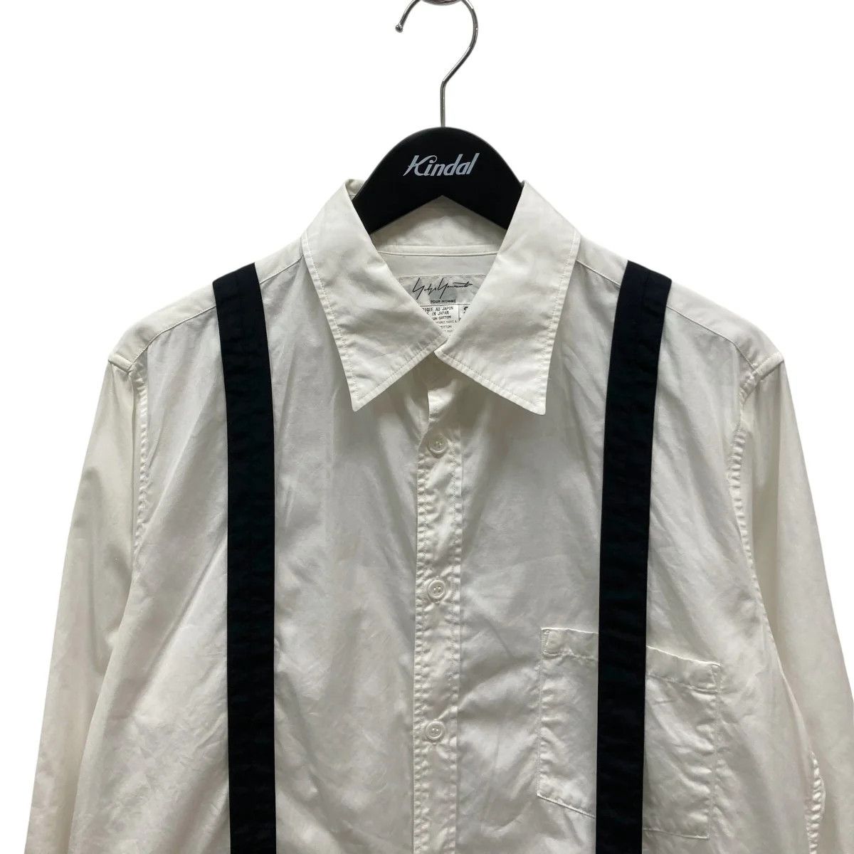 Yohji Yamamoto Yohji Yamamoto pour homme/ Suspender design standard shirt Size US L / EU 52-54 / 3 - 3 Thumbnail