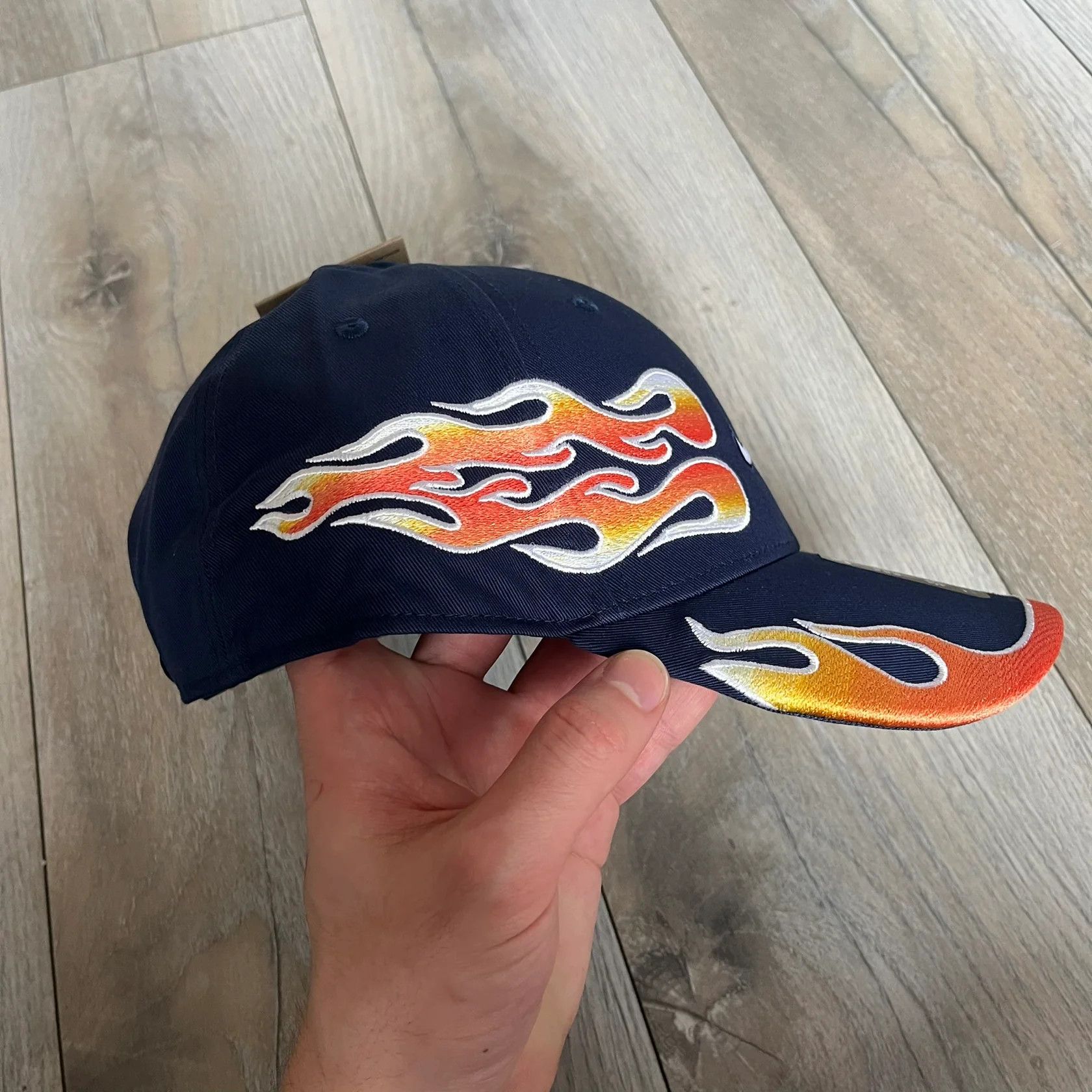 Nike Nike Club Semi-Structured OG Midnight Navy Flame Cap Medium Size ONE SIZE - 3 Thumbnail