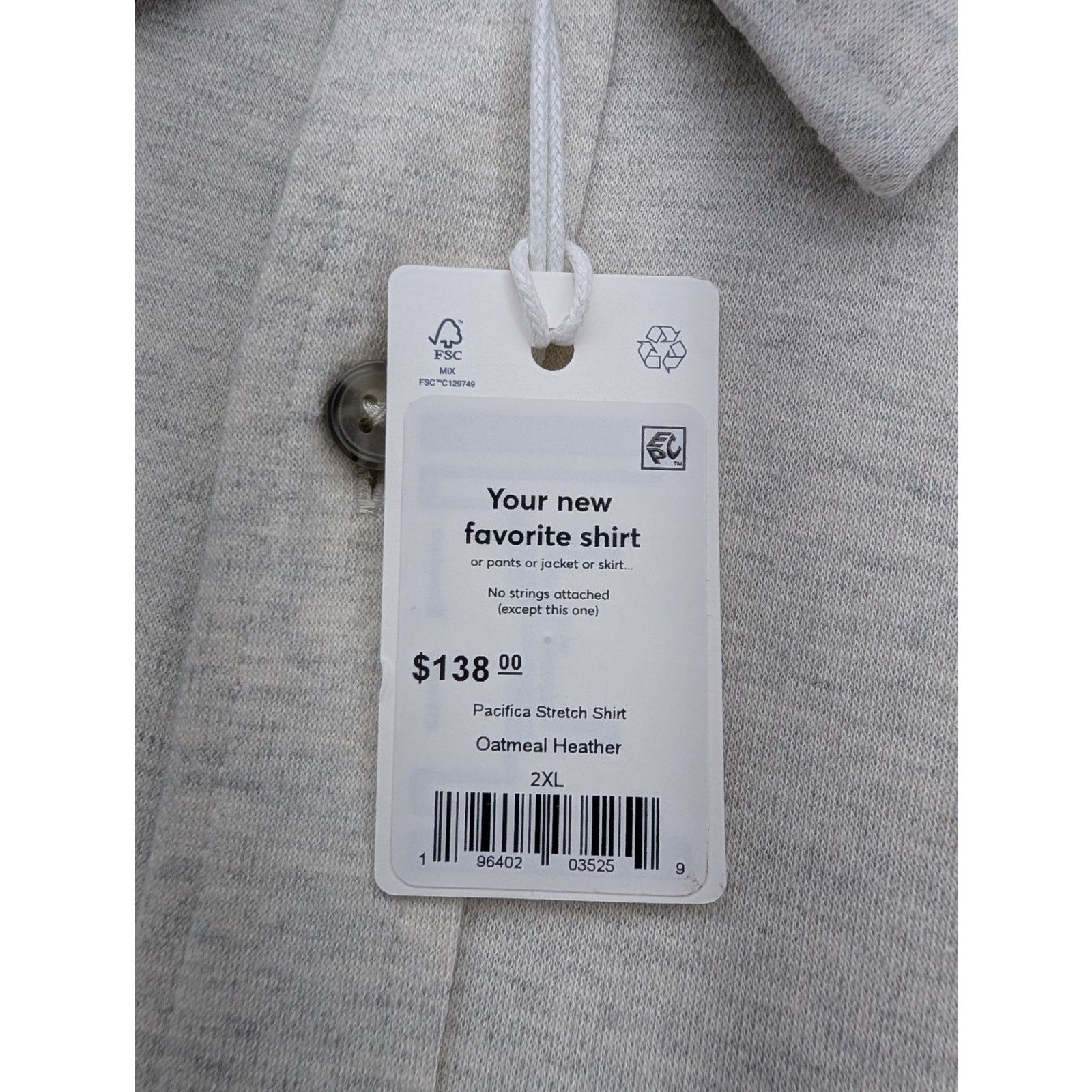 Marine Layer NWT Marine Layer Men's Pacifica Stretch Twill Shirt Size US XXL / EU 58 / 5 - 4 Thumbnail