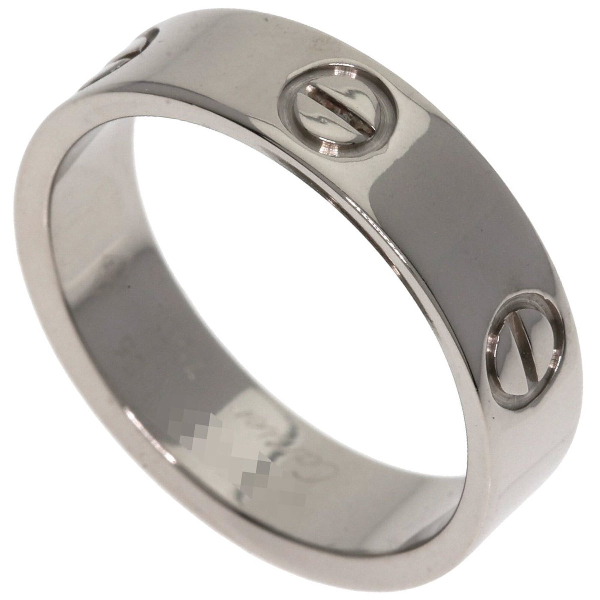 Cartier Cartier Love Ring #56, 18K White Gold, Women's Ring, CARTIER Size ONE SIZE - 1 Thumbnail