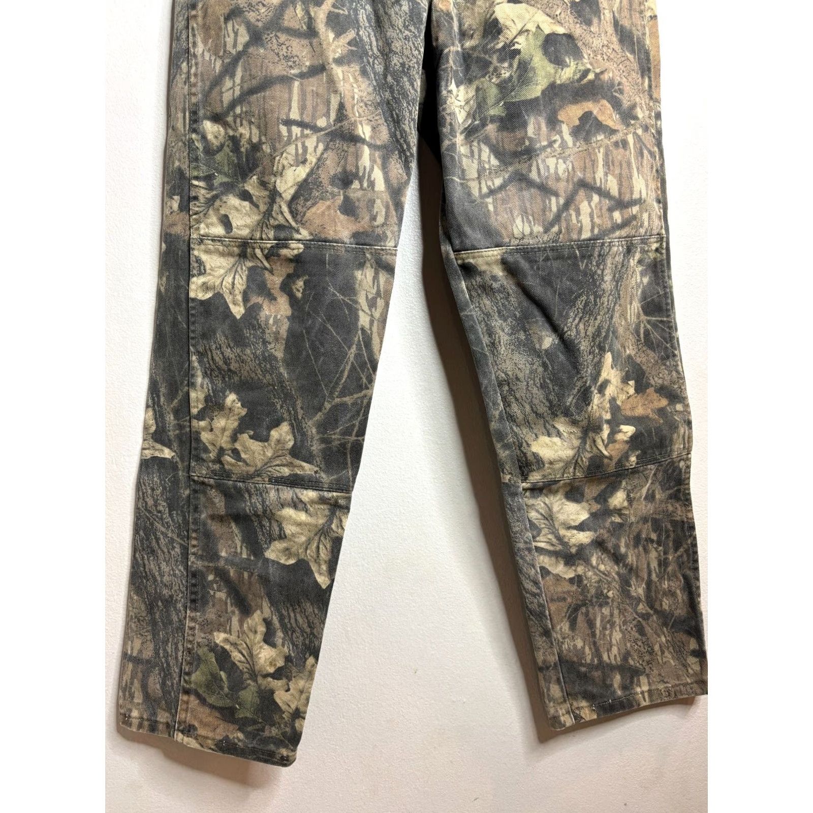 AMO VINTAGE Wrangler Double Knee Realtree Advantage Camo Pants Baggy Mens 31x29 4734 Size US 31 - 3 Thumbnail
