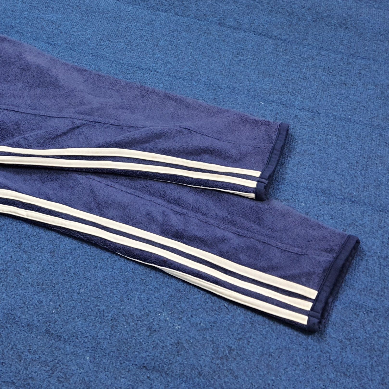 Adidas Vintage 90s Adidas Track Jacket Fleece Full Zip Custom Y's Size US L / EU 52-54 / 3 - 11 Thumbnail