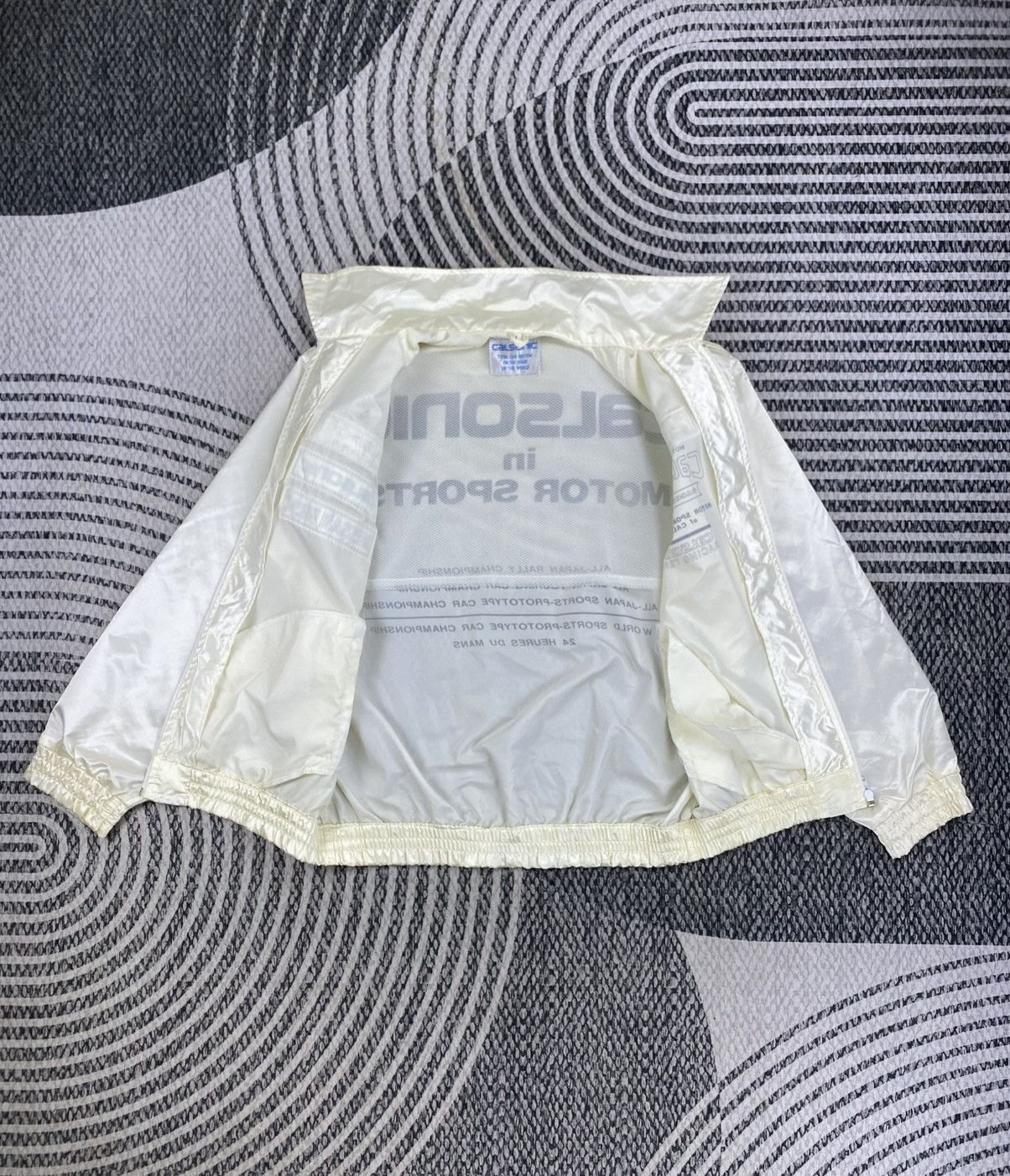 Japanese Brand Vtg Nissan R89C Calsonic Racing Team Of Le Mans Jacket Size US M / EU 48-50 / 2 - 6 Thumbnail