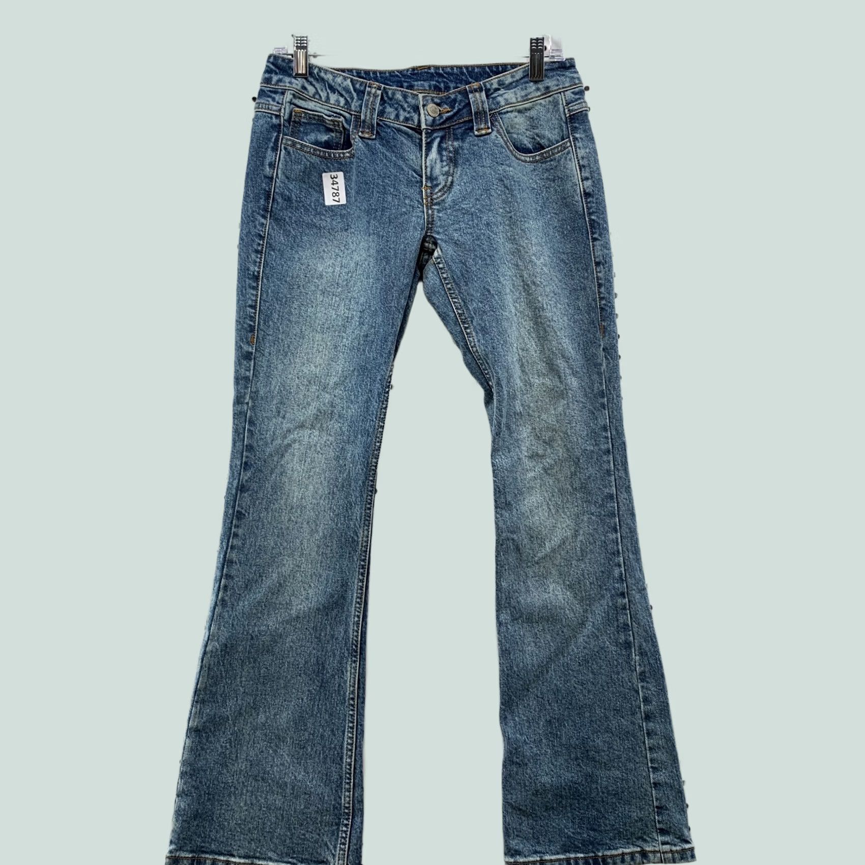 Denime J.Galt Jeans Womens Small Light Wash Boot Cut Blue Denim 29x30 Size 28" / US 6 / IT 42 - 1 Thumbnail