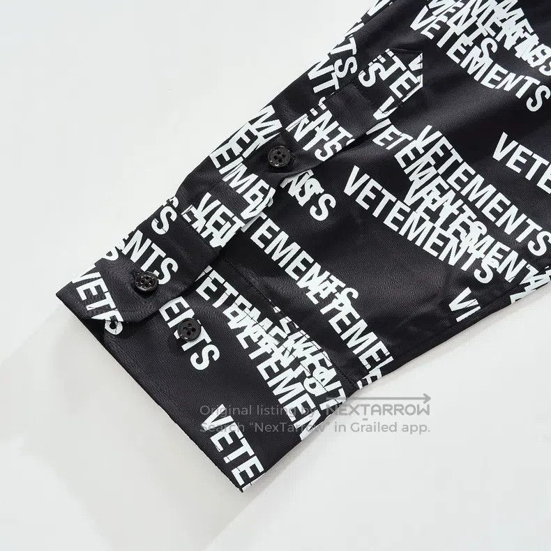 Vetements Vetements Unisex all-over print long-sleeve shirt Size US M / EU 48-50 / 2 - 5 Thumbnail