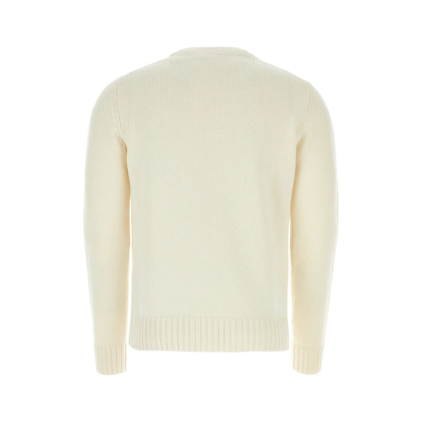 Prada PRADA Ivory Wool Blend Sweater New & Authentic (Men's size:4 Size US S / EU 44-46 / 1 - 2 Thumbnail