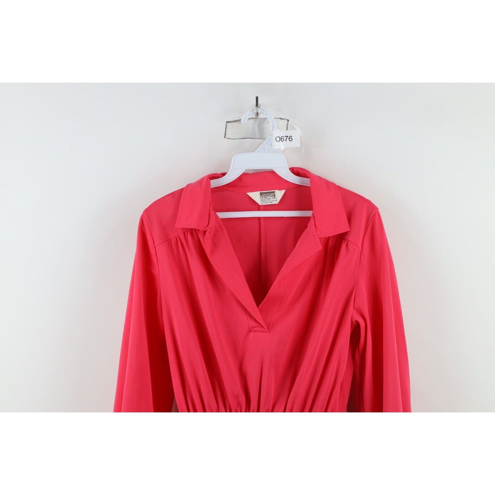 Vintage Vintage 70s Streetwear Long Sleeve Knit Pocket Dress Size XXL / US 16-18 / IT 52-54 - 2 Thumbnail