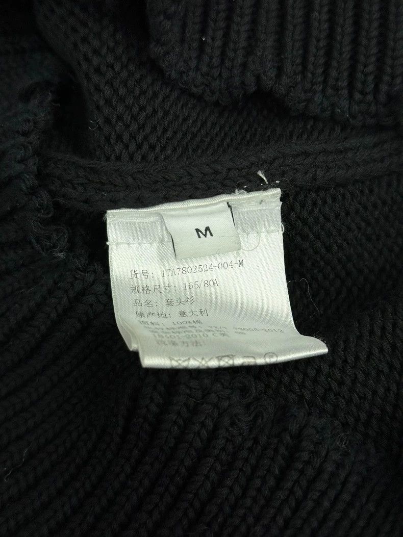 Givenchy Givenchy Black Letter Knit Woolen Sweater Long Sleeve Size US M / EU 48-50 / 2 - 5 Thumbnail