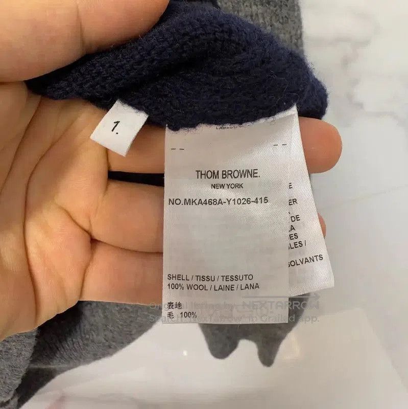 Thom Browne Thom Browne Men's Wool Pullover Sweater . Size US M / EU 48-50 / 2 - 5 Thumbnail
