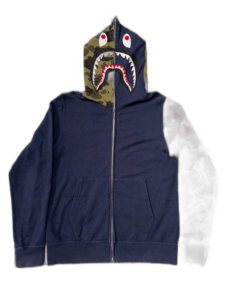 Bape Bape Camo Shark Zip Hoodie Jacket Size US M / EU 48-50 / 2 - 1 Thumbnail