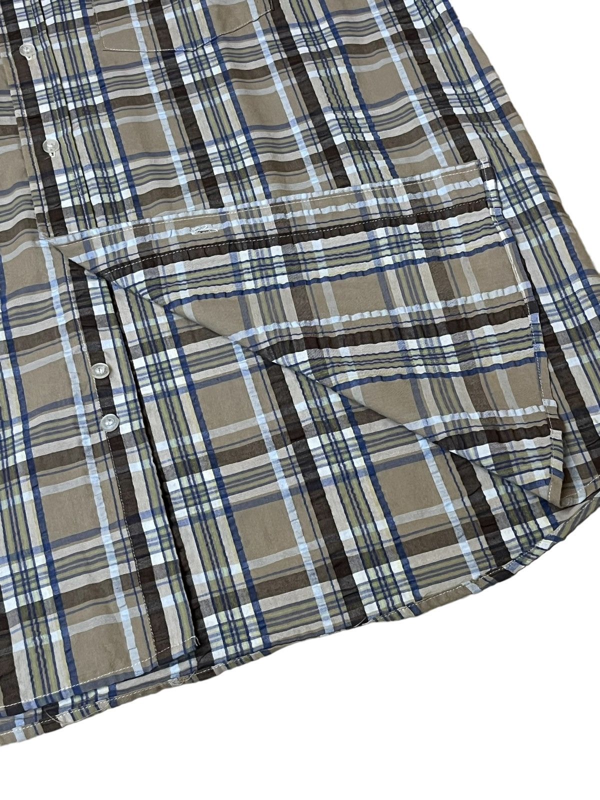 Coogi COOGI CHECK SHORT SLEEVE BUTTON UPS SHIRT Size US XL / EU 56 / 4 - 8 Thumbnail