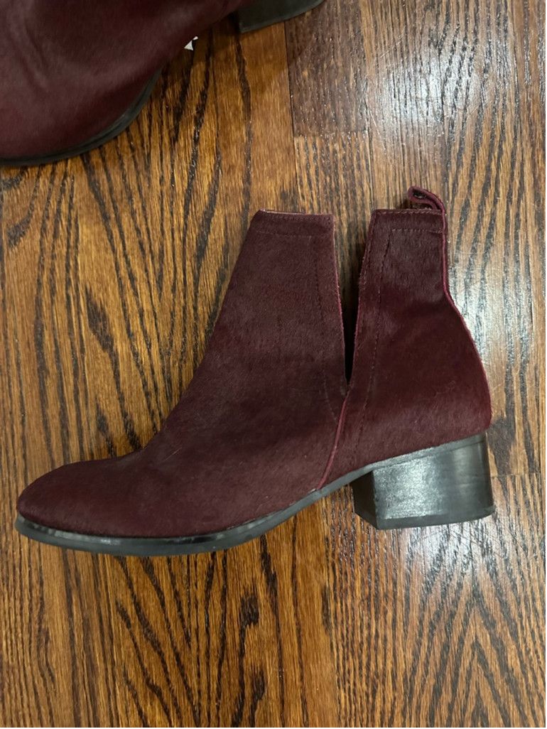 Jeffrey Campbell Jeffrey Campbell Ankle Boots Size 38.5 Burgundy Size US 8 / IT 38 - 5 Thumbnail