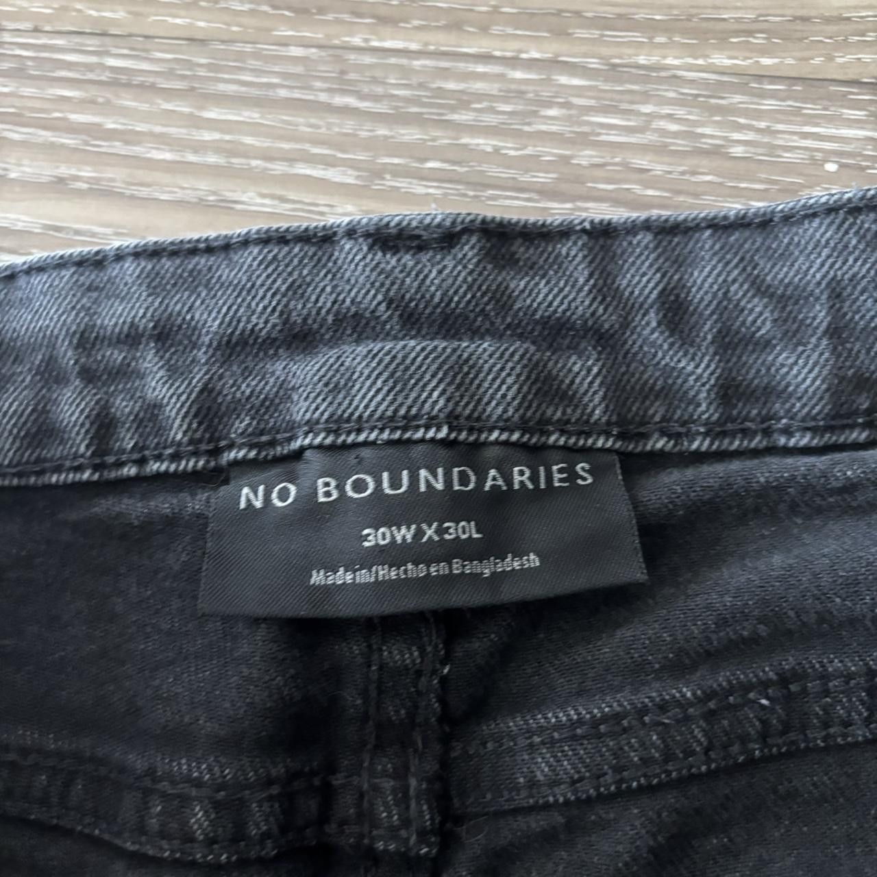 Japanese Brand Crazy Vintage Y2K/2000s Grunge Black Distressed Denim Jeans! 30x30 Size US 30 / EU 46 - 7 Thumbnail