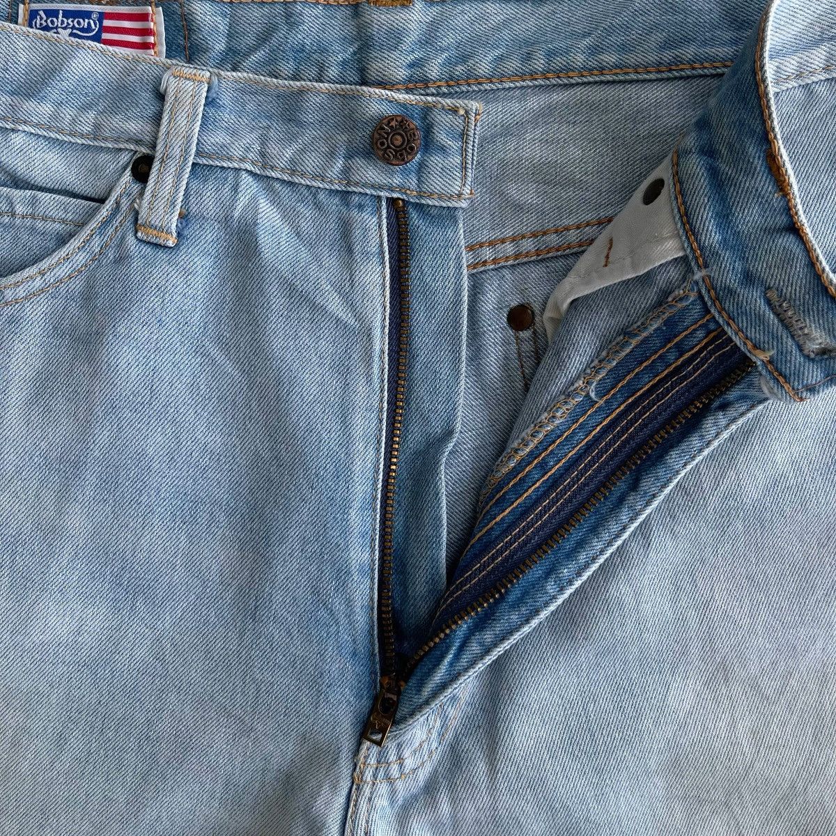 Jean 🔥 Bobson Light Blue Distressed Rusty Denim W29 🔥 Size US 29 - 10 Thumbnail