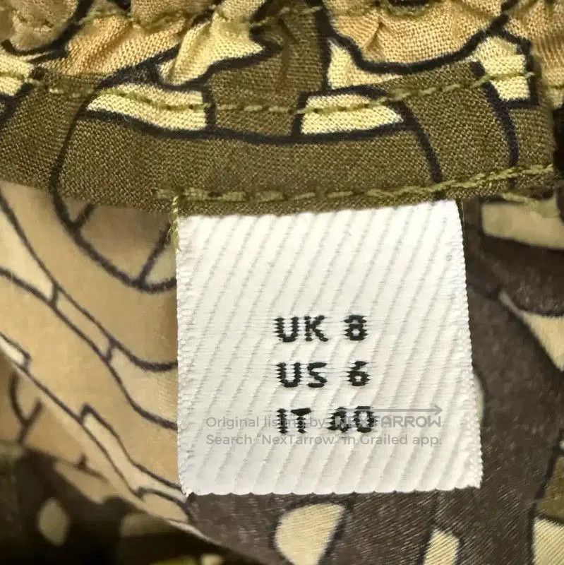 Burberry Burberry Green Cotton Print Summer Shorts. Size 23" - 4 Thumbnail